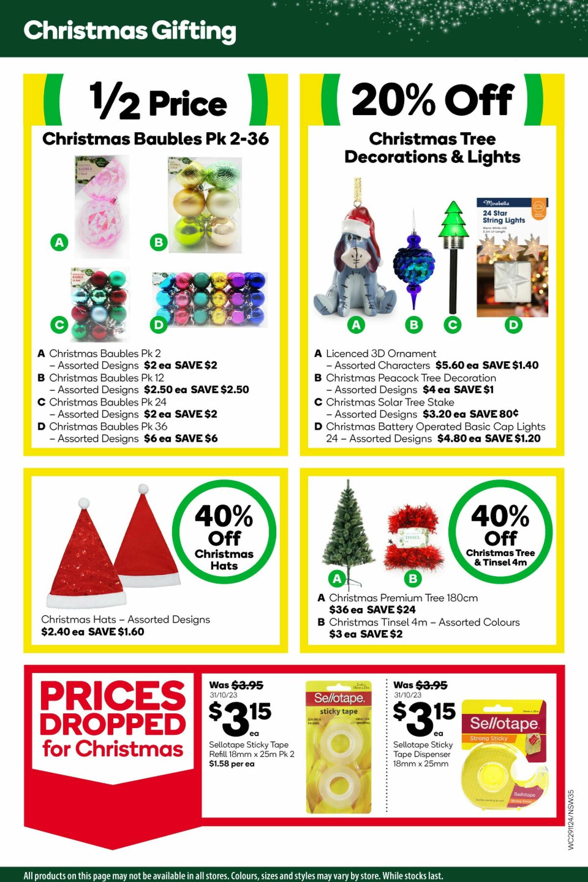 Woolworths Catalogues from 29 November