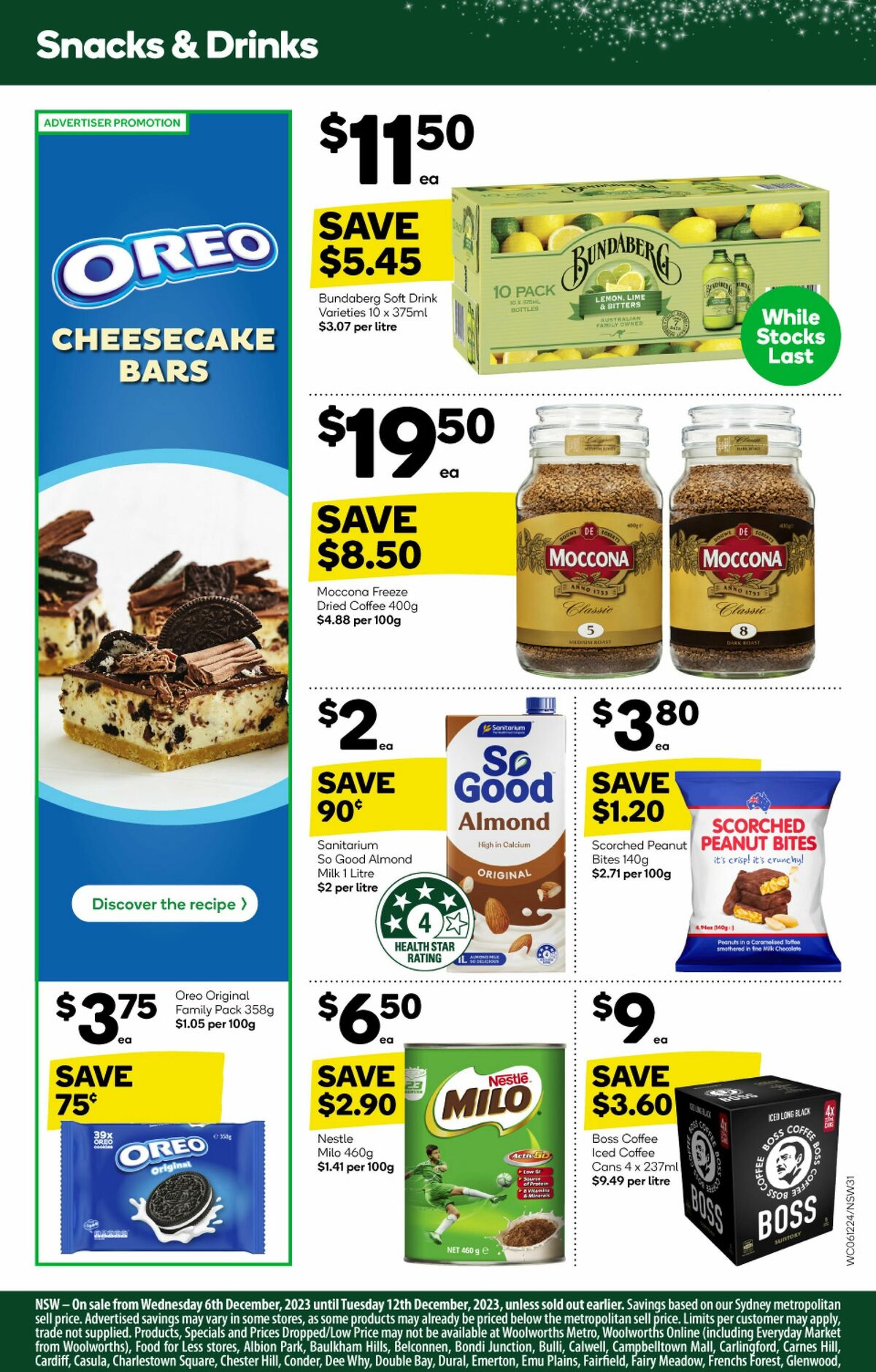 Woolworths Catalogues from 6 December