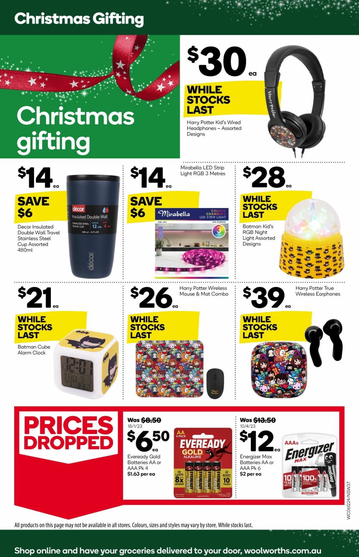 Woolworths Catalogues from 6 December