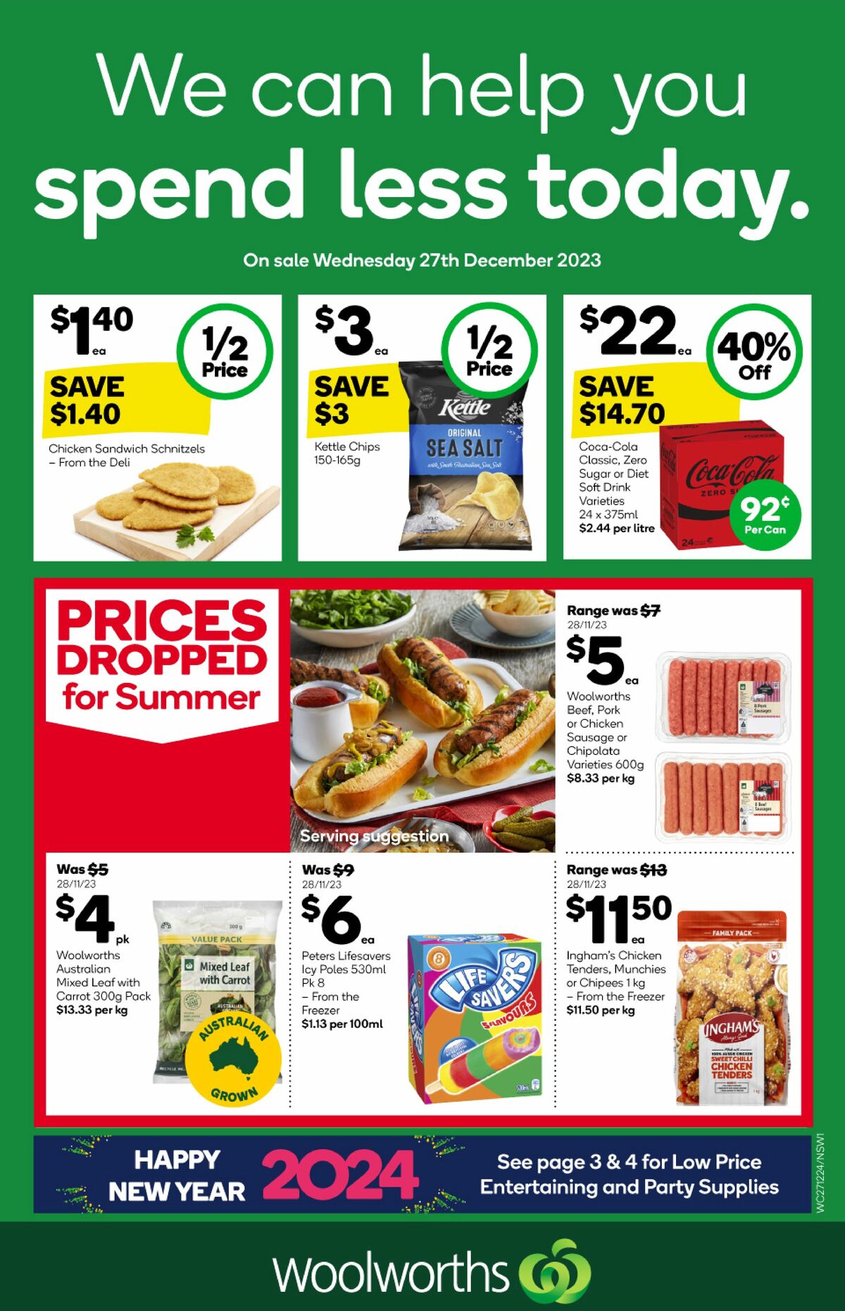 Woolworths Catalogues from 27 December