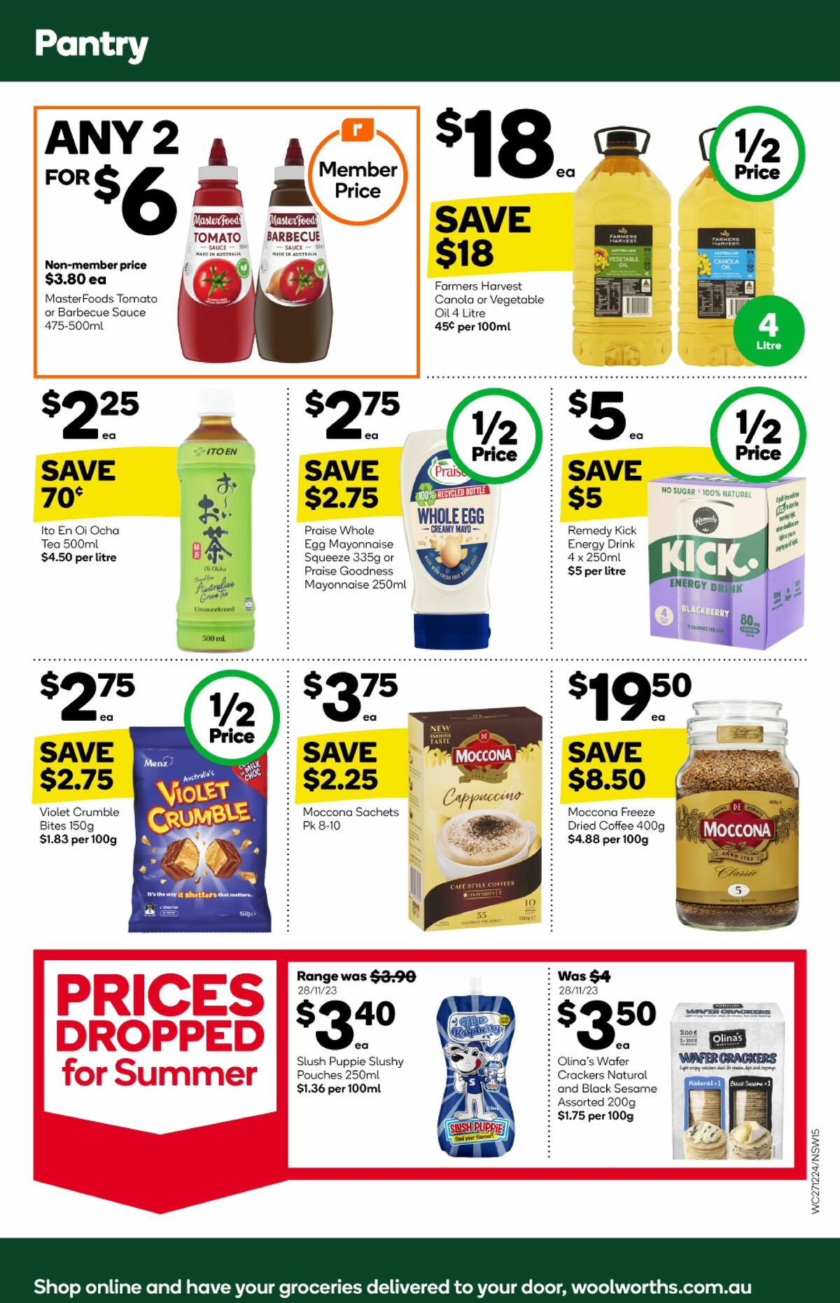 Woolworths Catalogues from 27 December