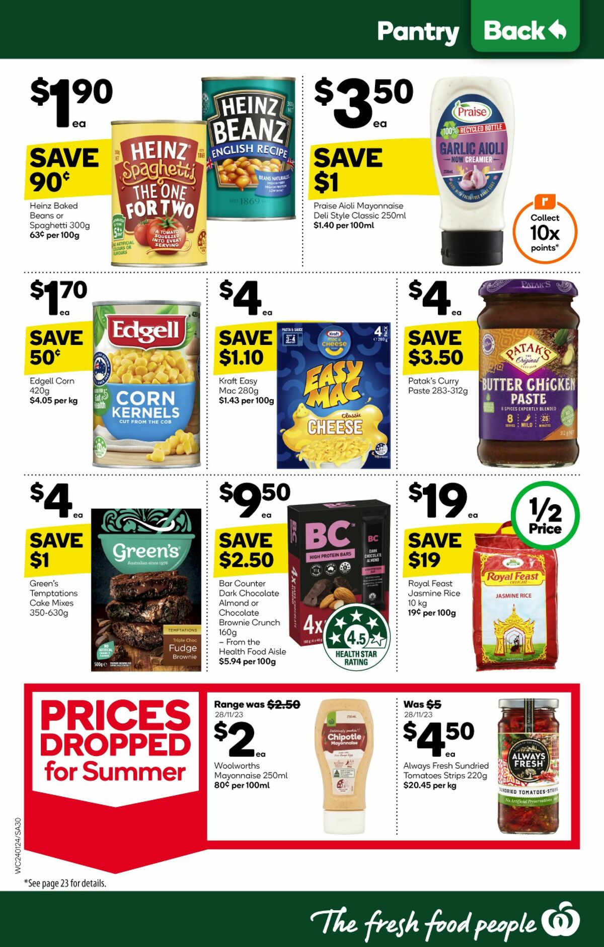 Woolworths Catalogues from 24 January