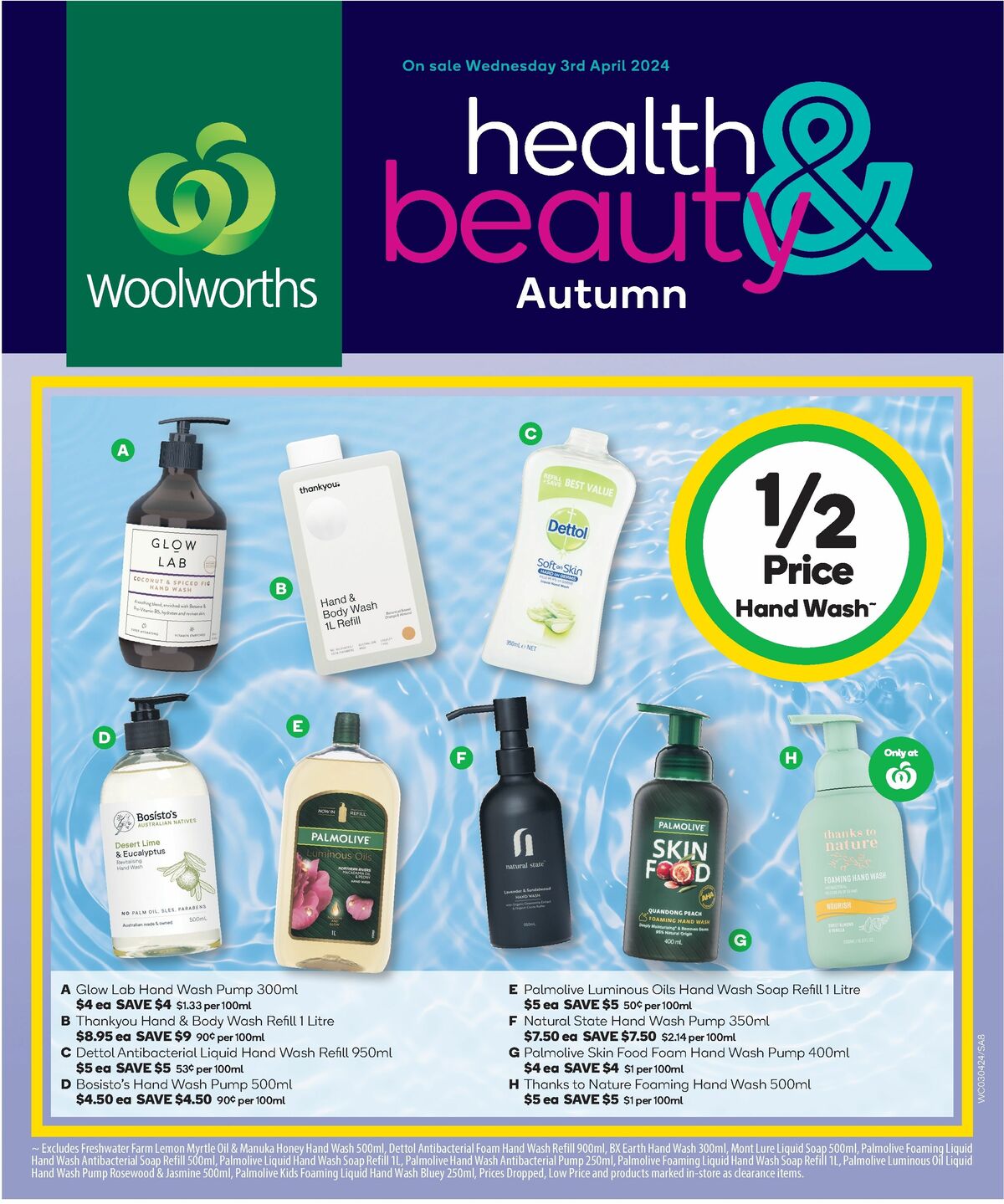 Woolworths Autumn Health & Beauty Catalogues from 3 April