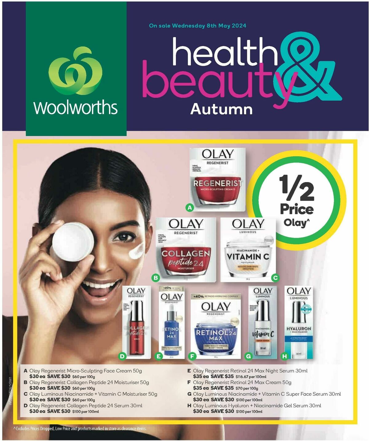 Woolworths Autumn Health & Beauty Catalogues from 8 May