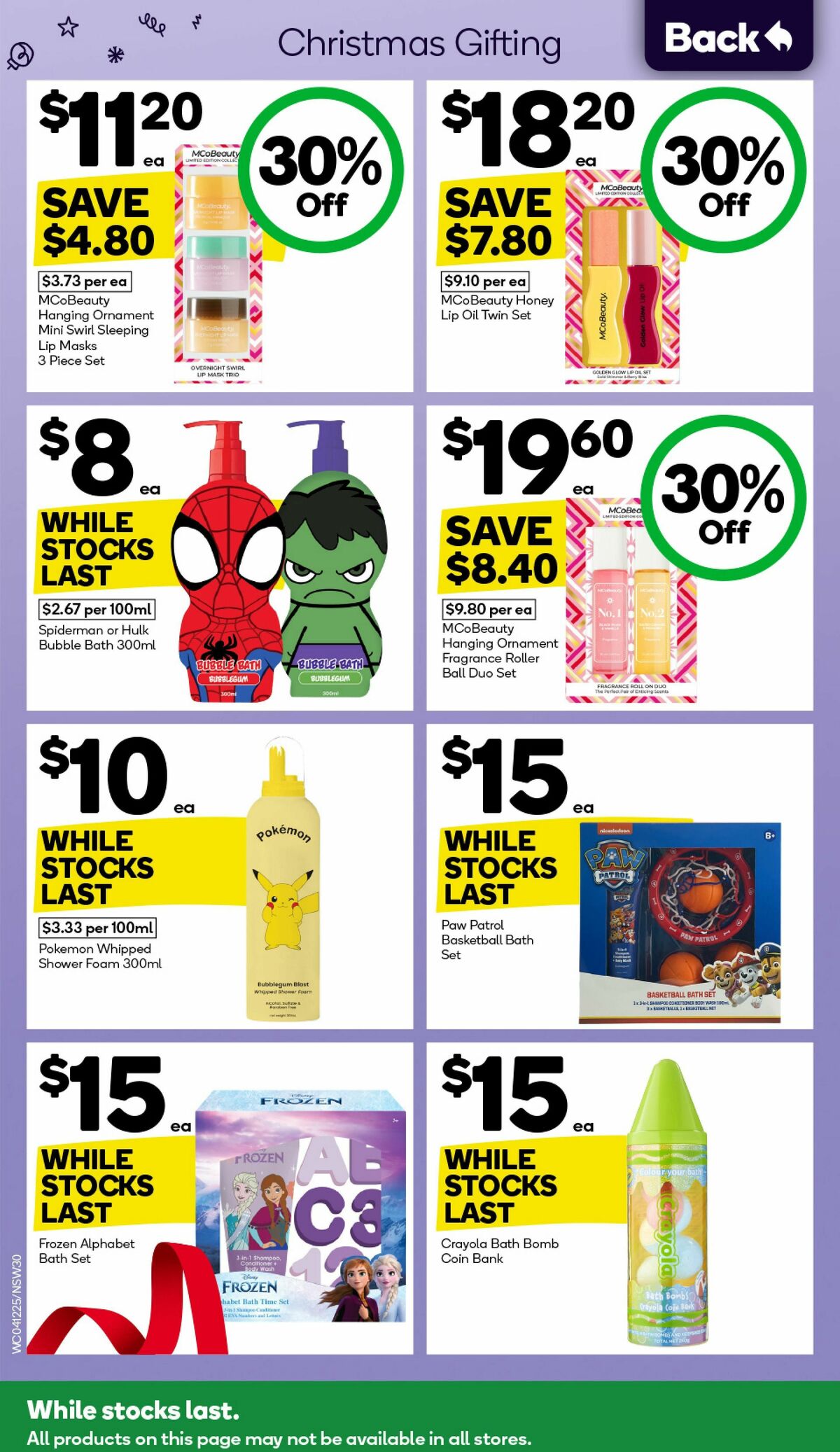 Woolworths Catalogues from 4 December