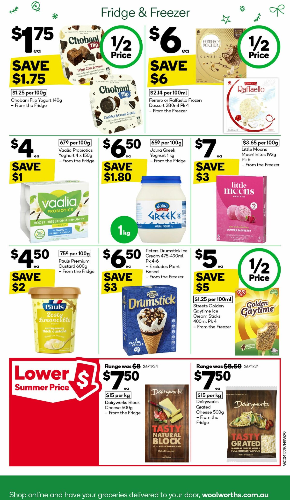 Woolworths Catalogues from 4 December