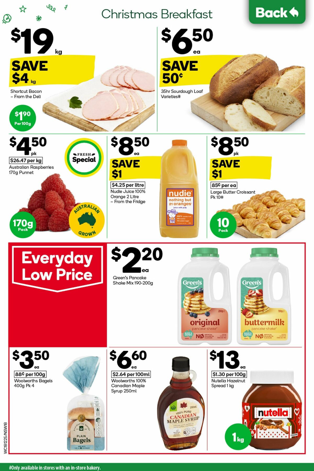 Woolworths Catalogues from 18 December