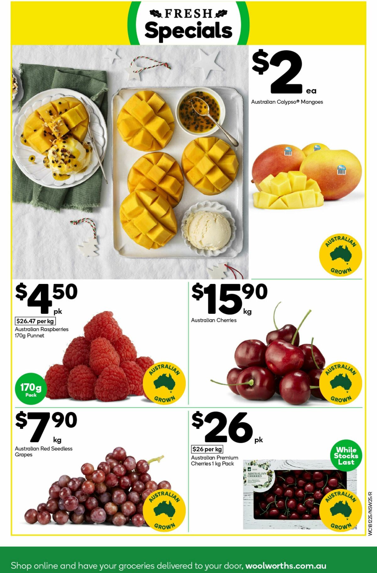 Woolworths Catalogues from 18 December