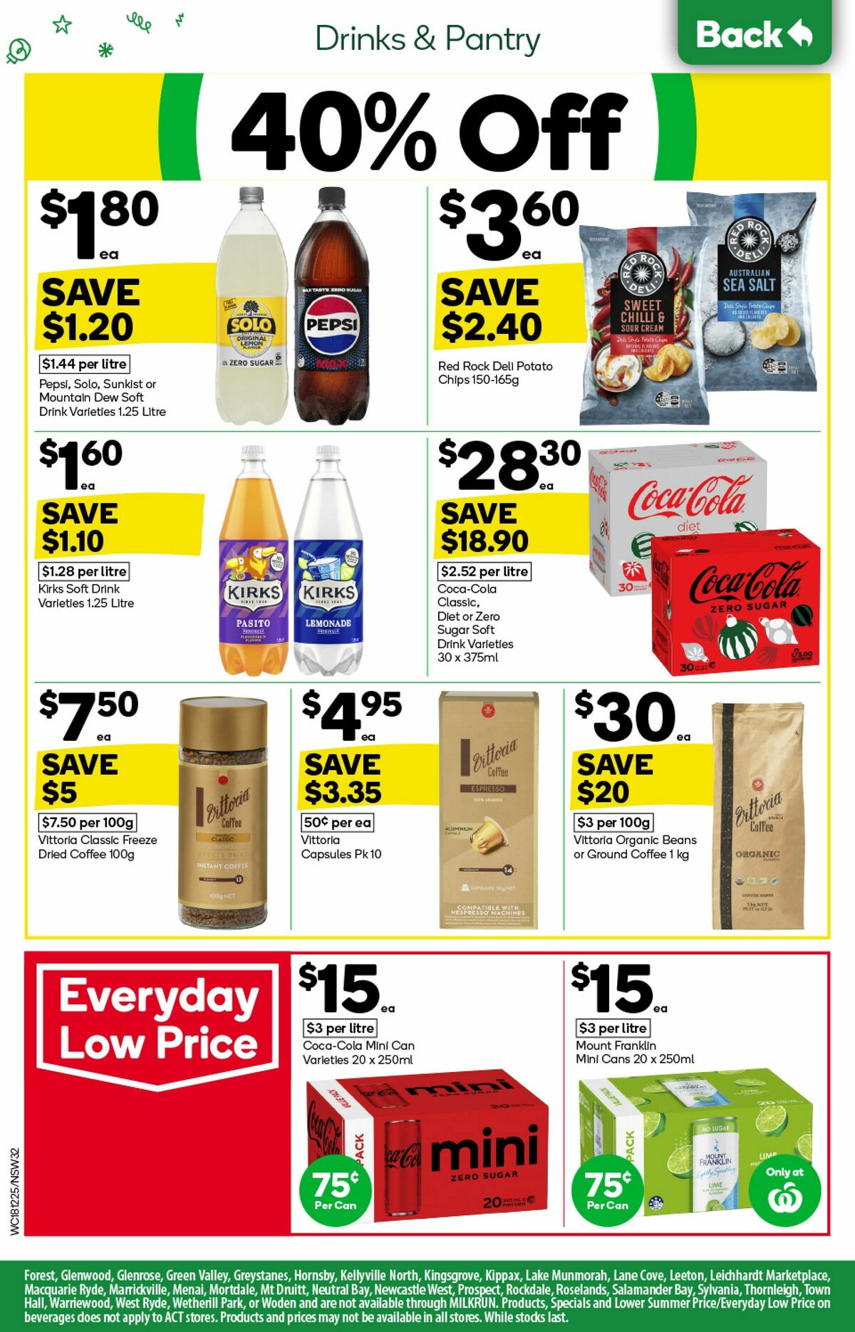 Woolworths Catalogues from 18 December