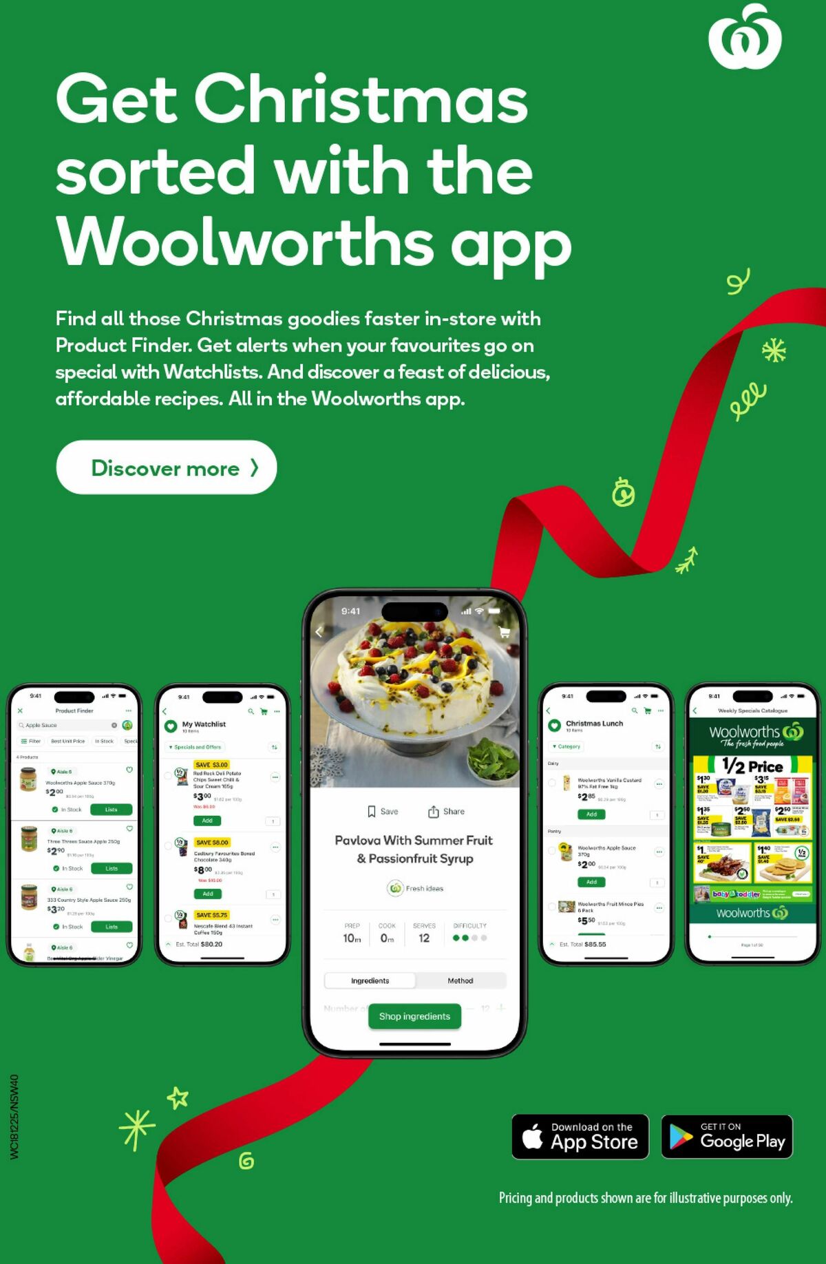 Woolworths Catalogues from 18 December
