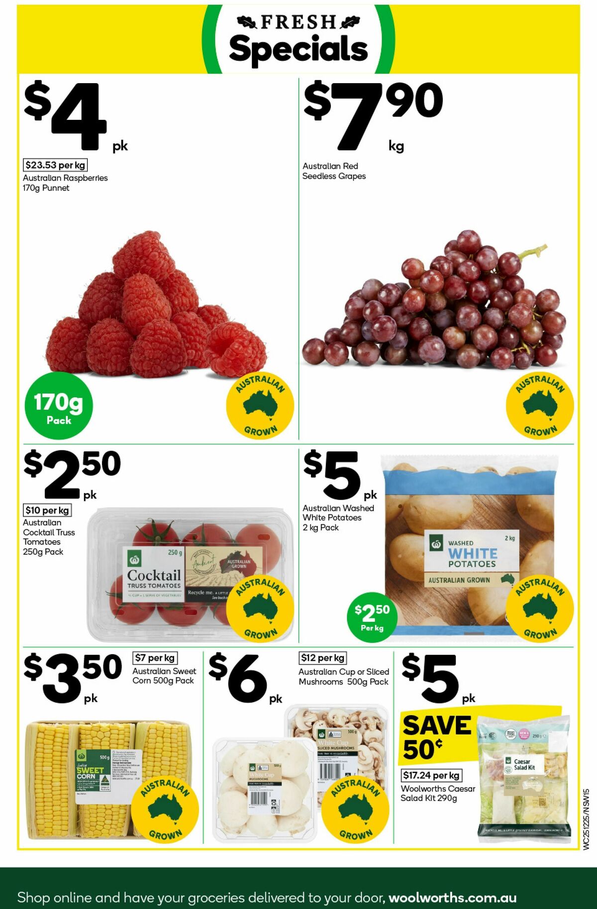 Woolworths Catalogues from 25 December
