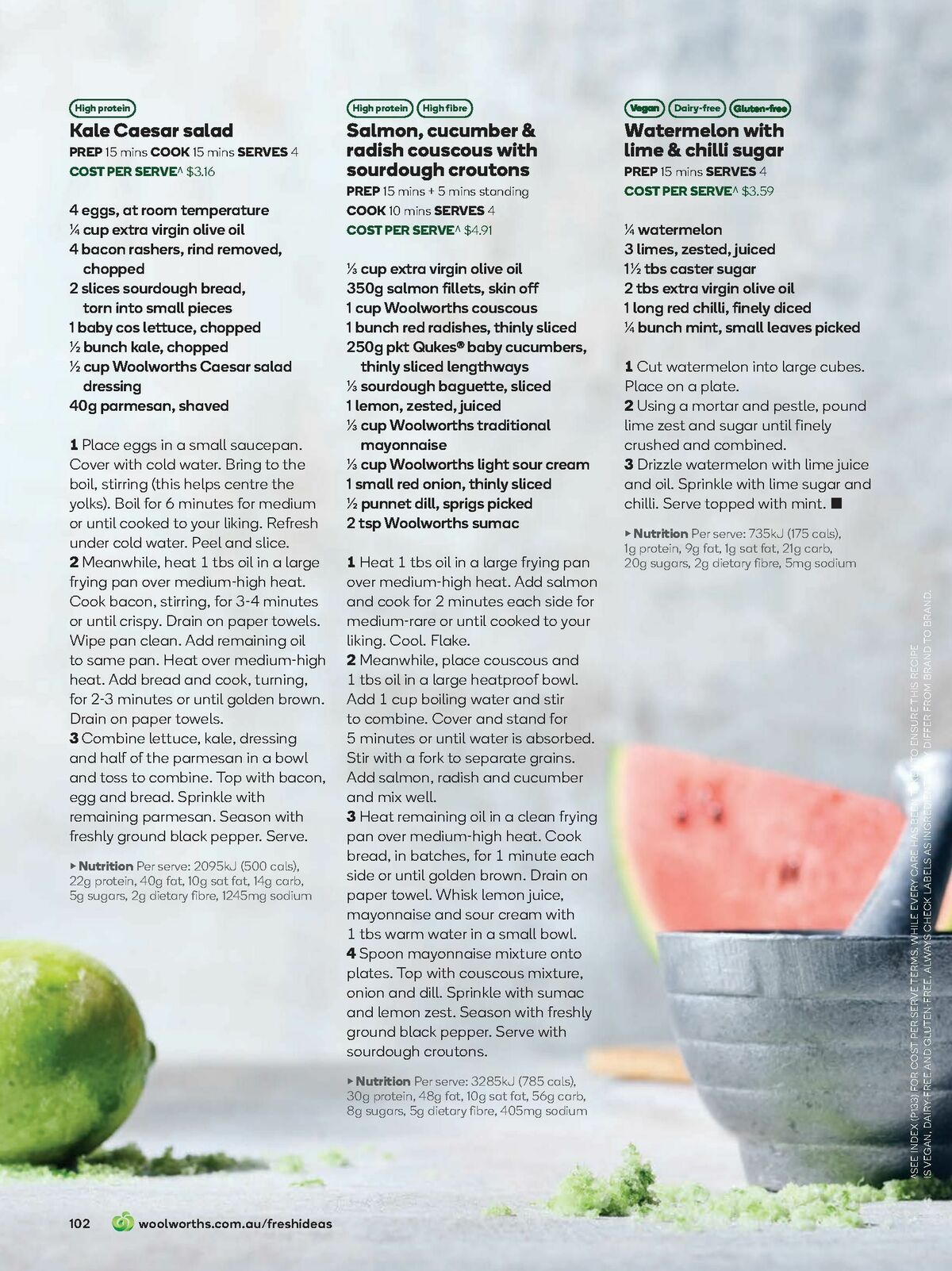 Woolworths Magazine January / February Catalogues from 1 January