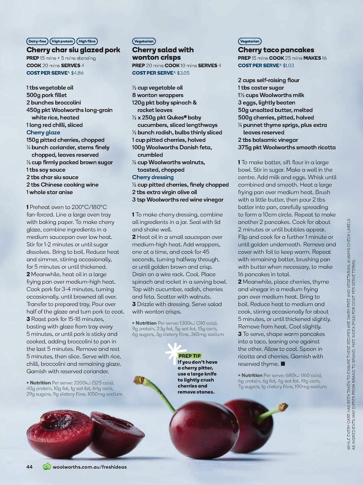 Woolworths Magazine January / February Catalogues from 1 January