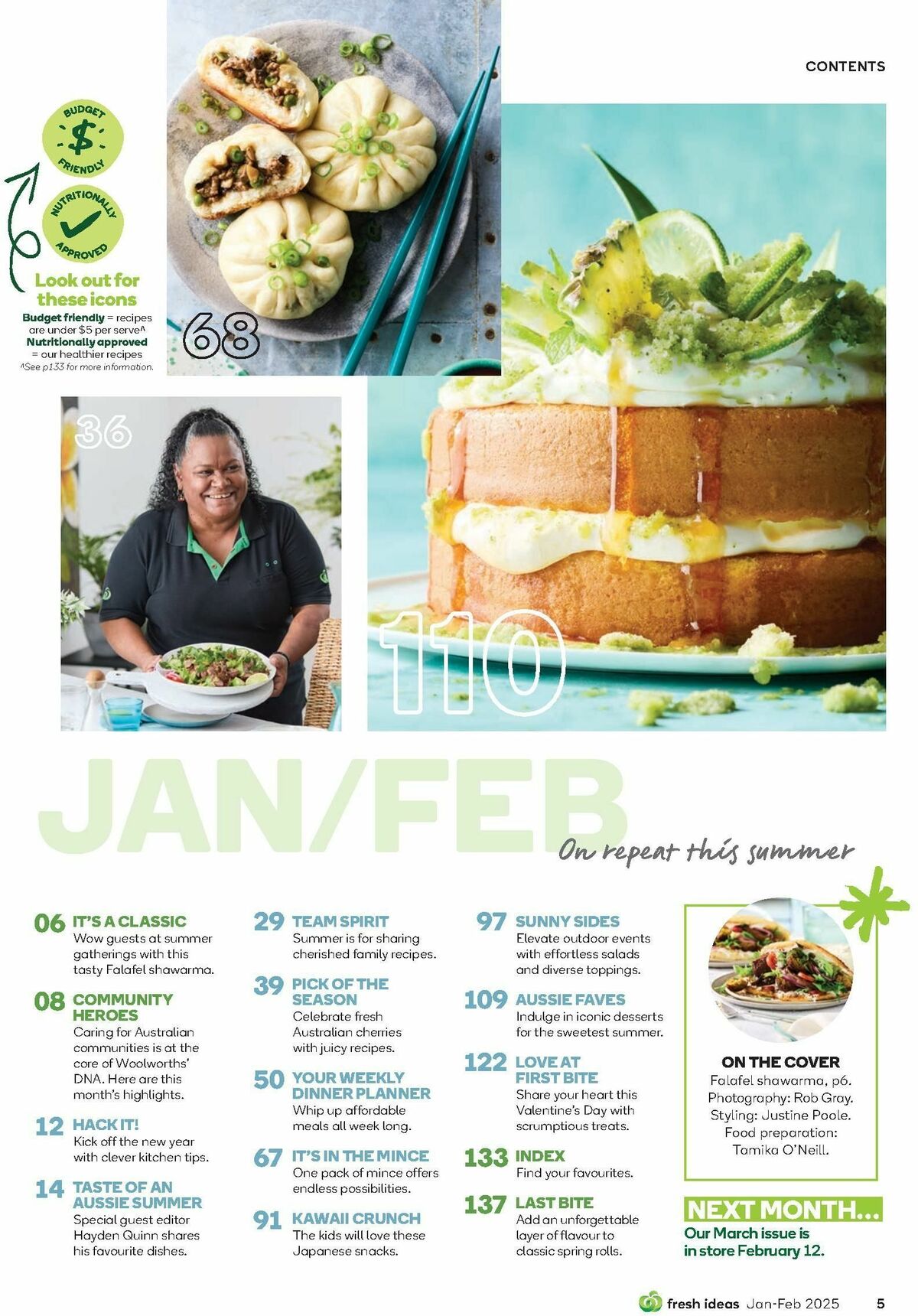 Woolworths Magazine January / February Catalogues from 1 January