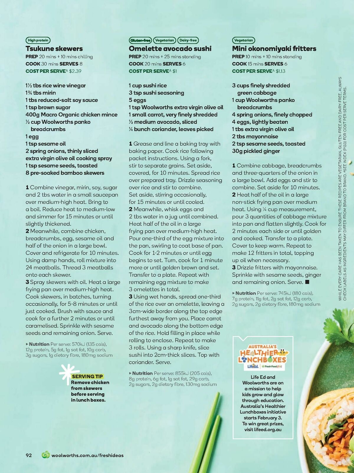 Woolworths Magazine January / February Catalogues from 1 January