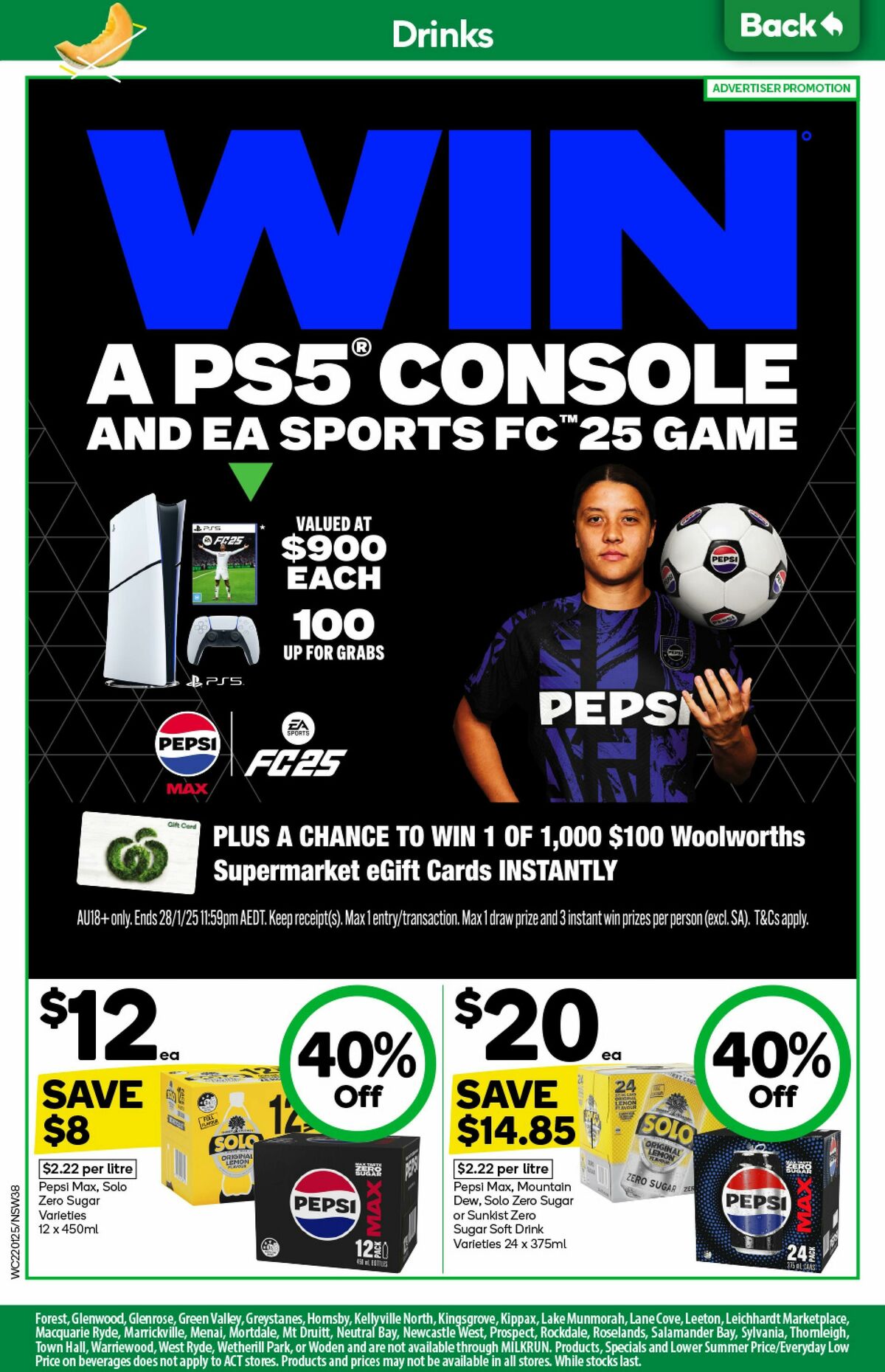 Woolworths Catalogues from 22 January