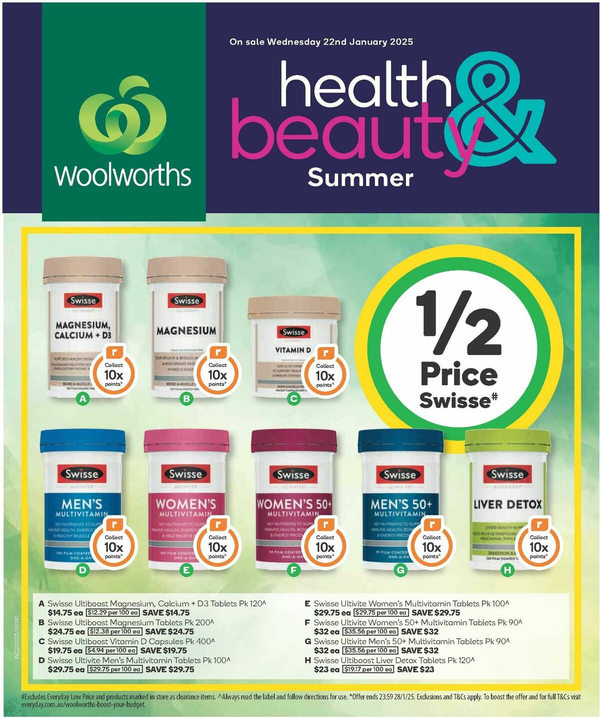 Woolworths Summer Health & Beauty Catalogues from 22 January