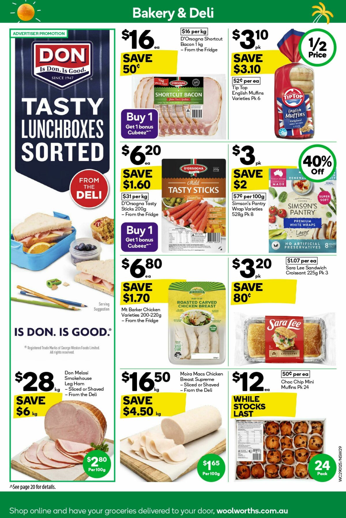 Woolworths Catalogues from 29 January