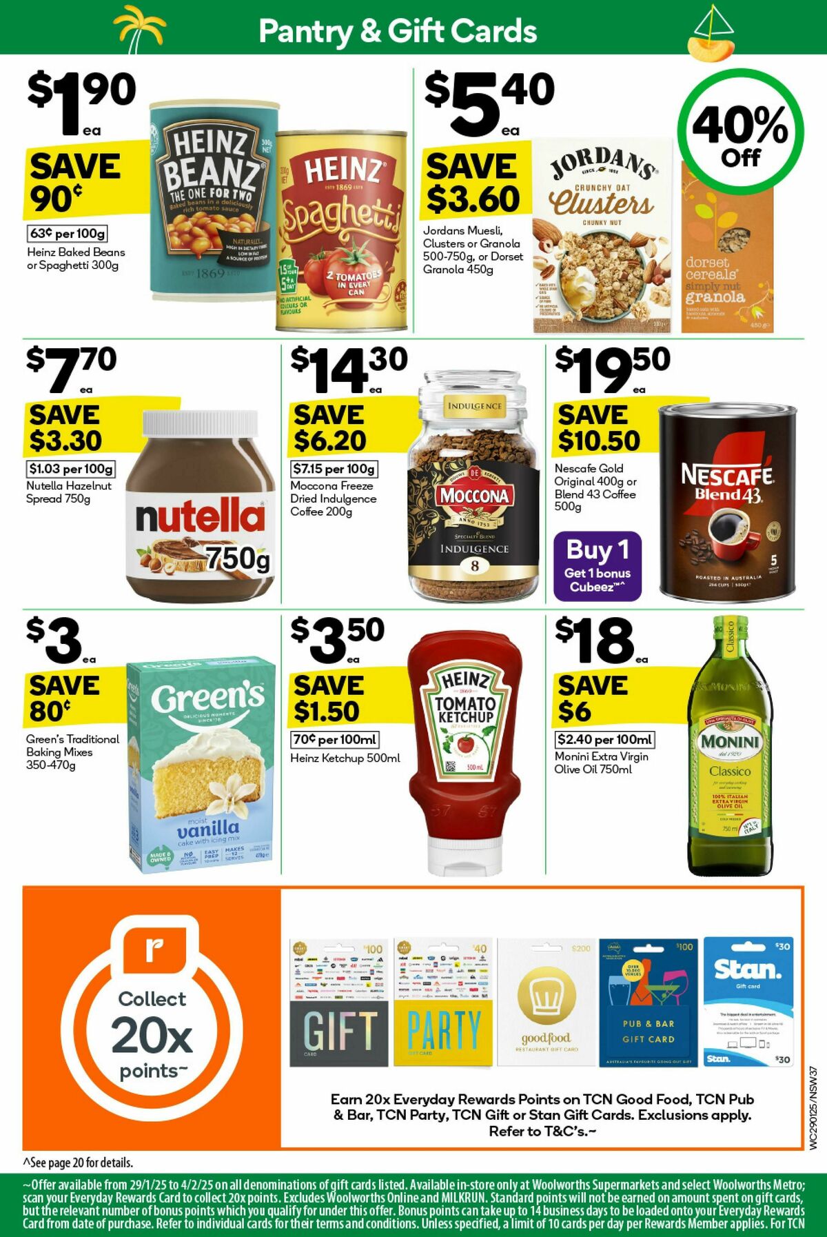 Woolworths Catalogues from 29 January