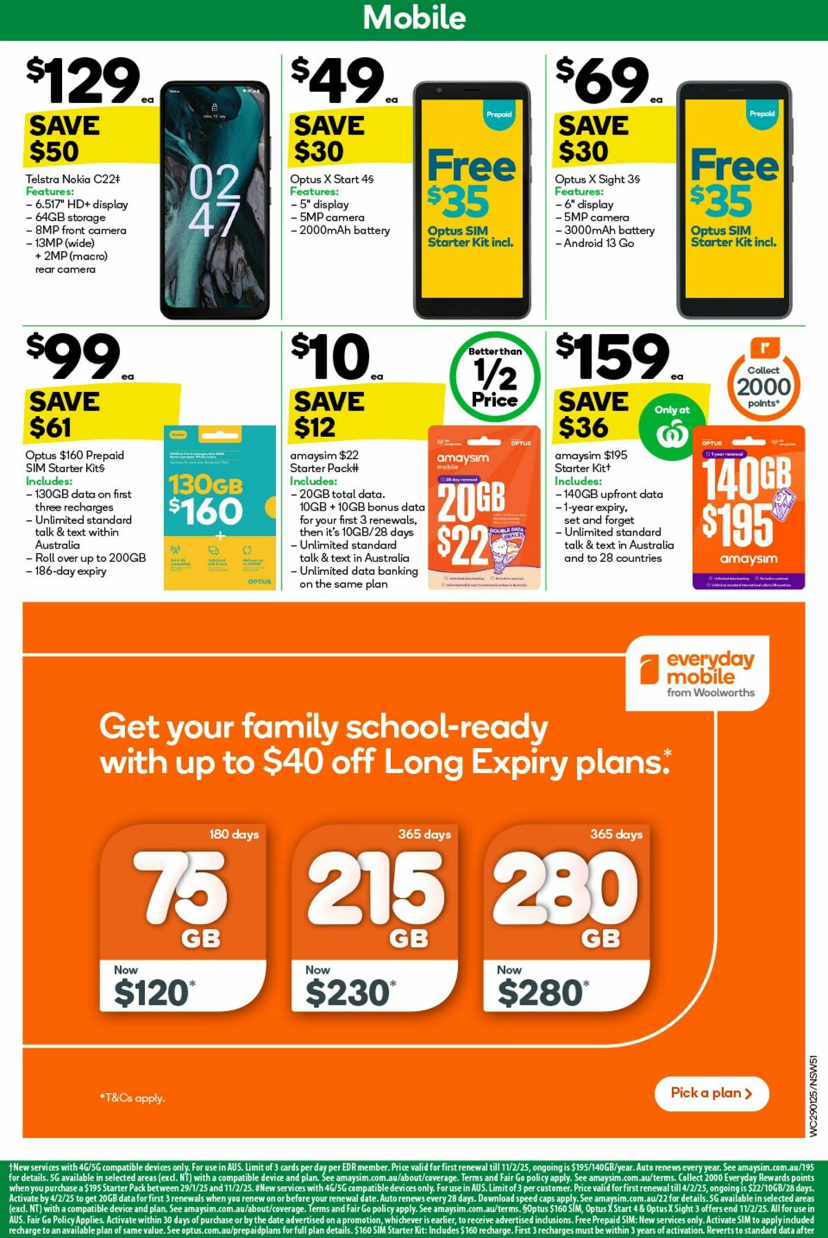 Woolworths Catalogues from 29 January