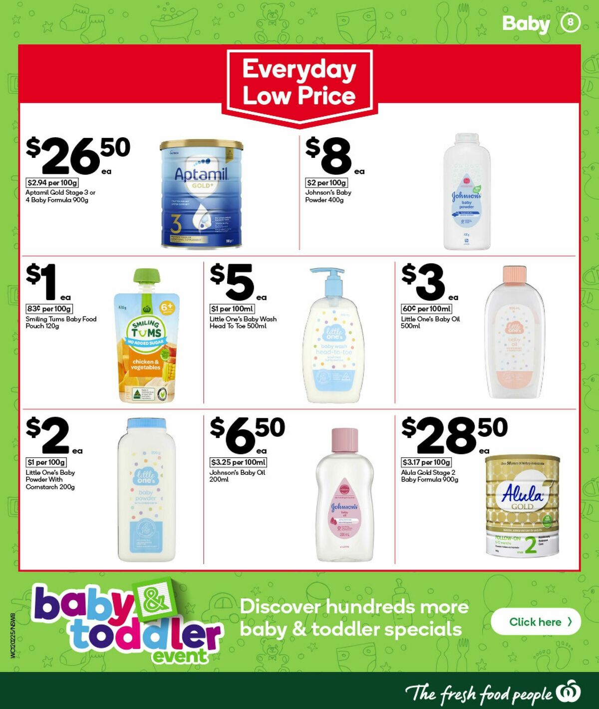 Woolworths Baby Toddler Event Catalogues from 12 February