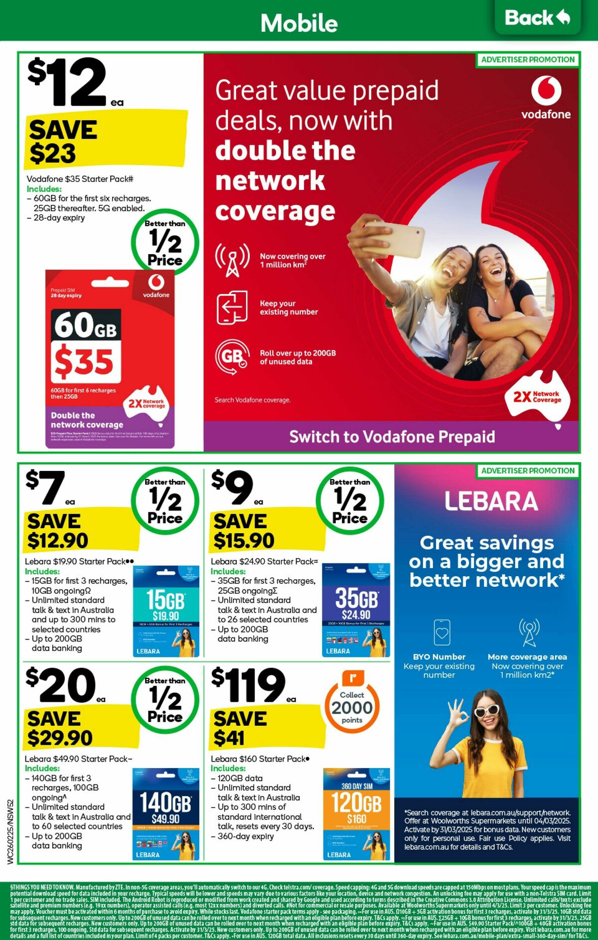 Woolworths Catalogues from 26 February