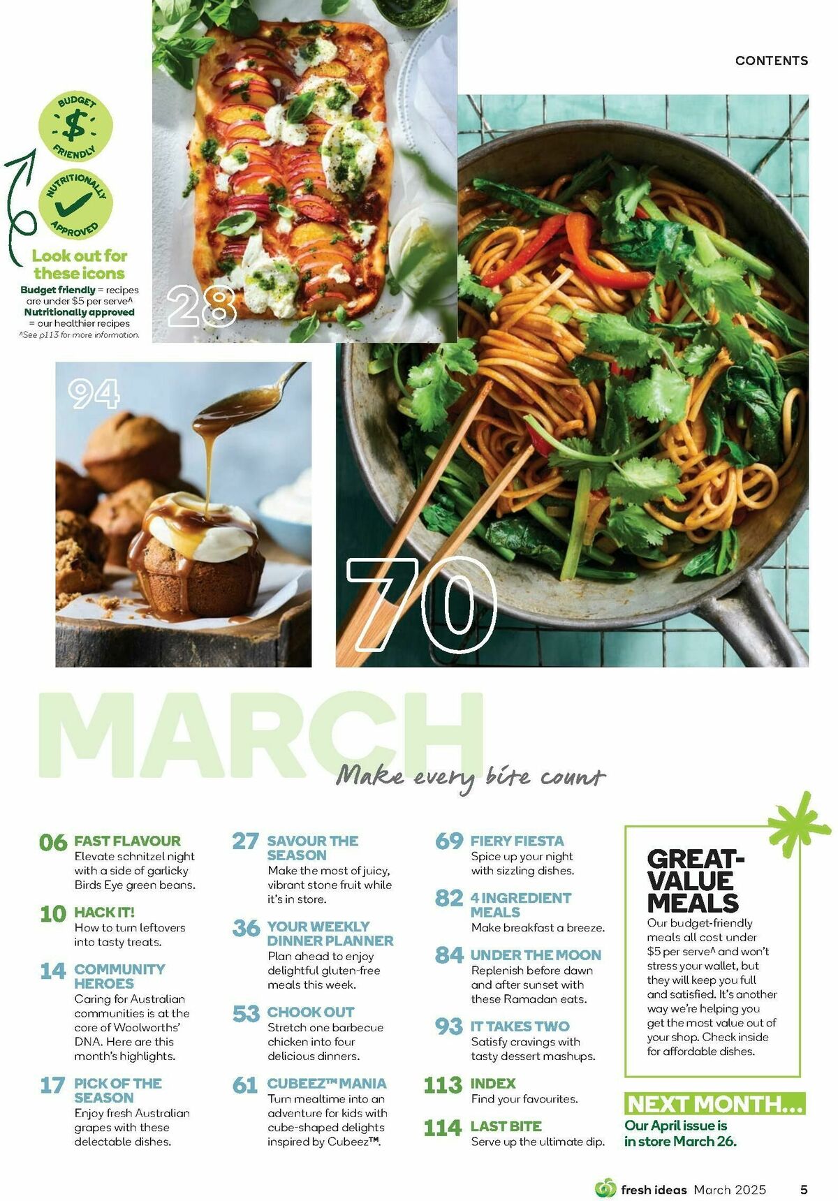 Woolworths Fresh Ideas Magazine March Catalogues from 1 March