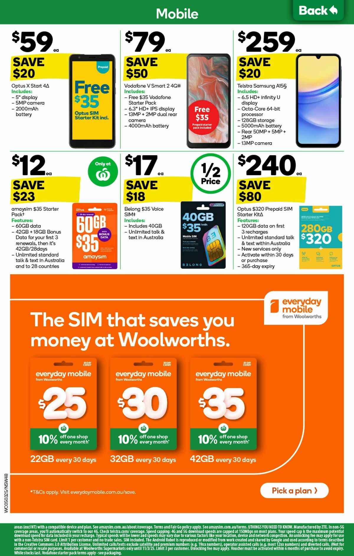 Woolworths Catalogues from 5 March