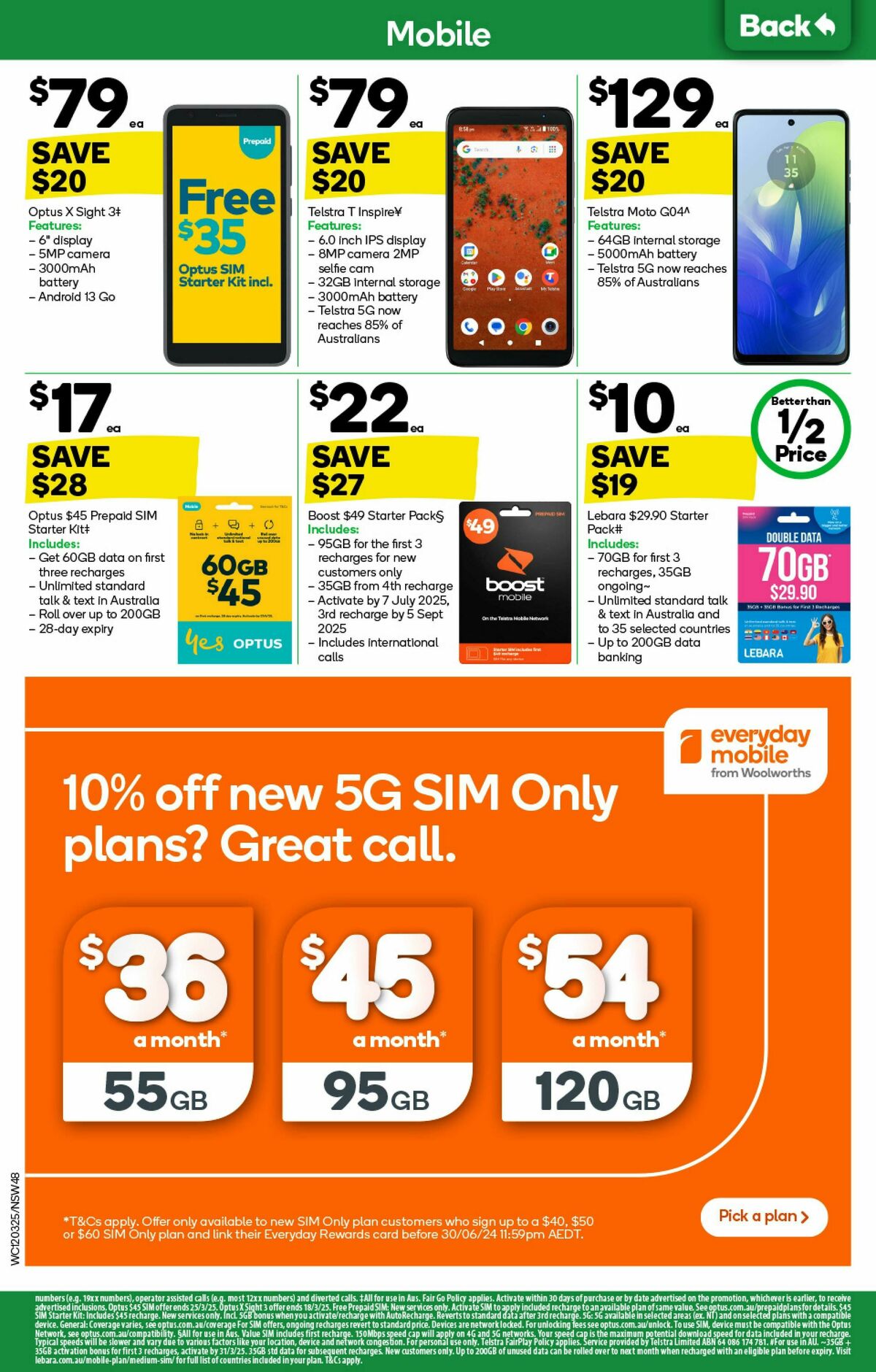 Woolworths Catalogues from 12 March