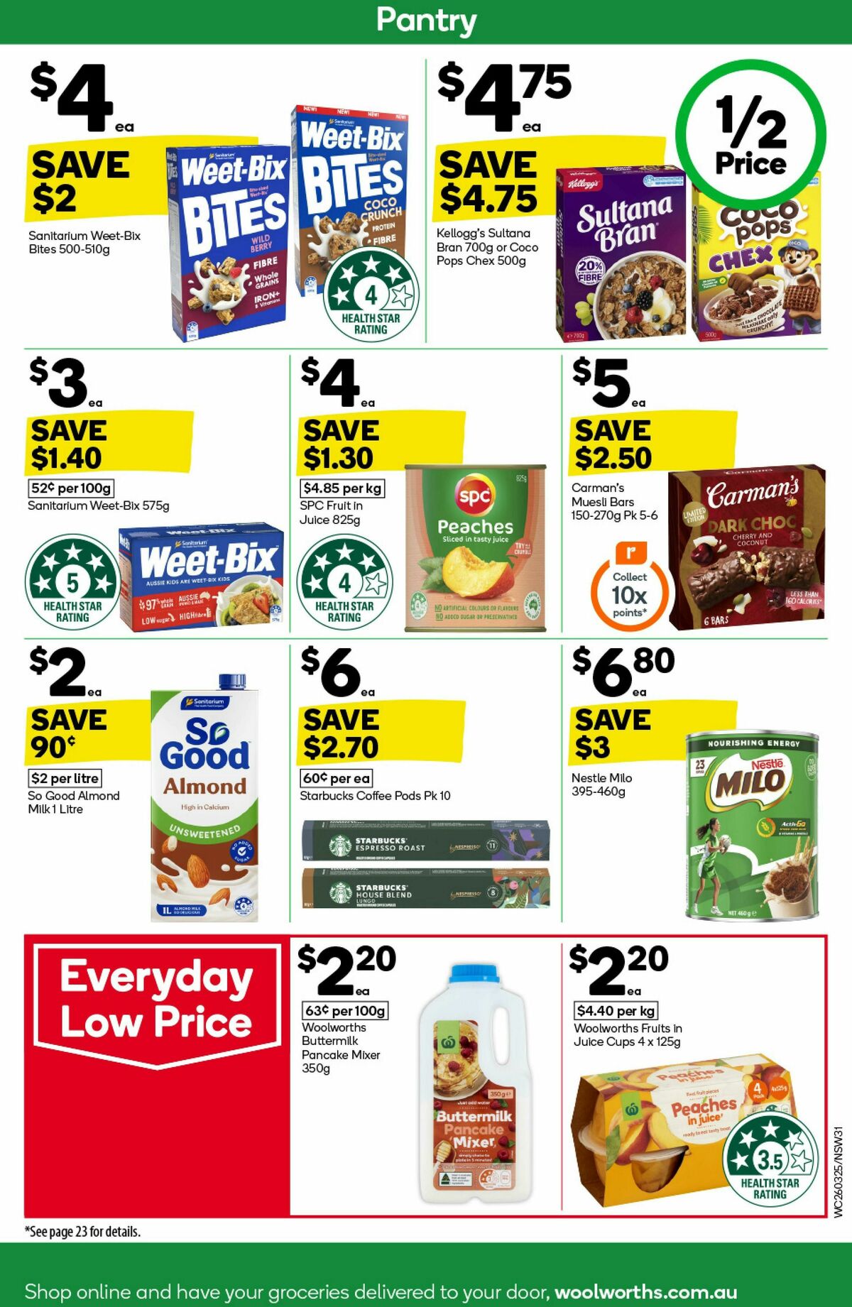 Woolworths Catalogues from 26 March