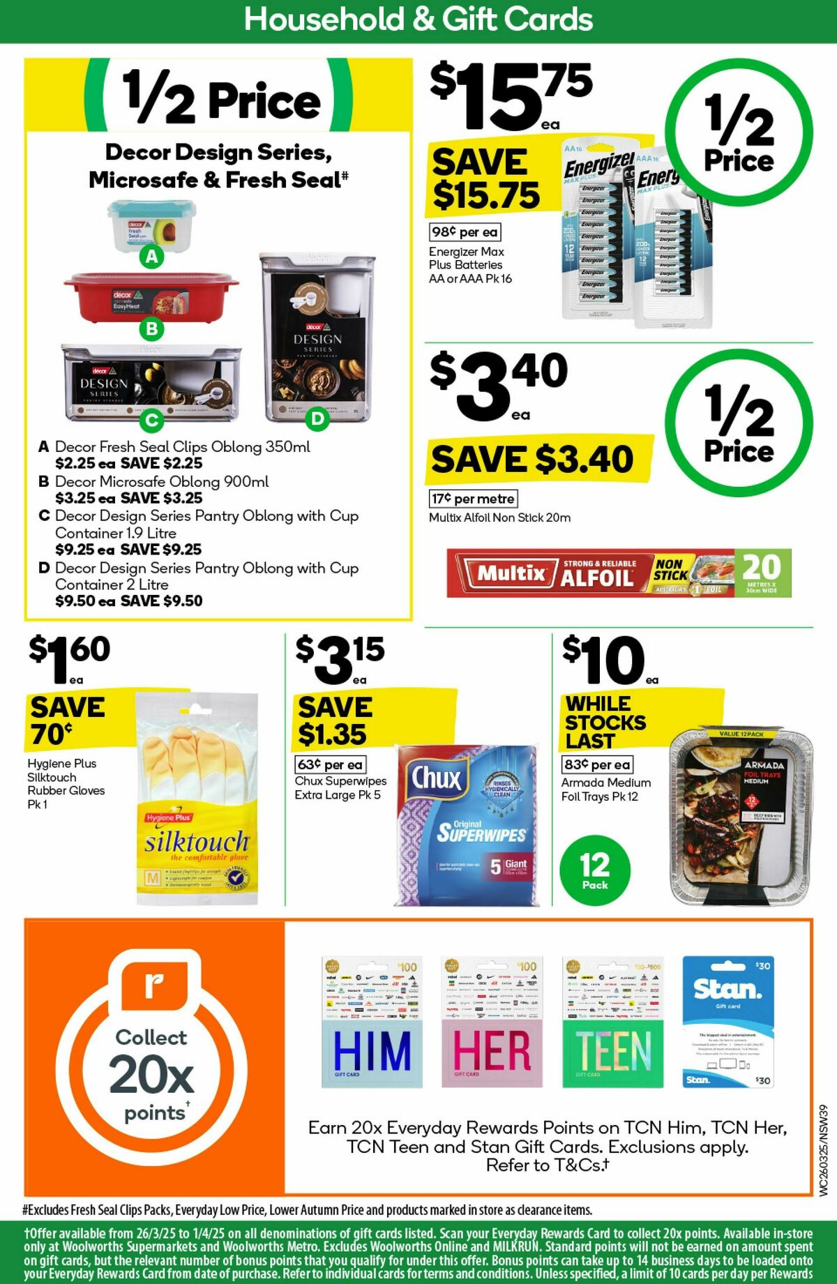 Woolworths Catalogues from 26 March