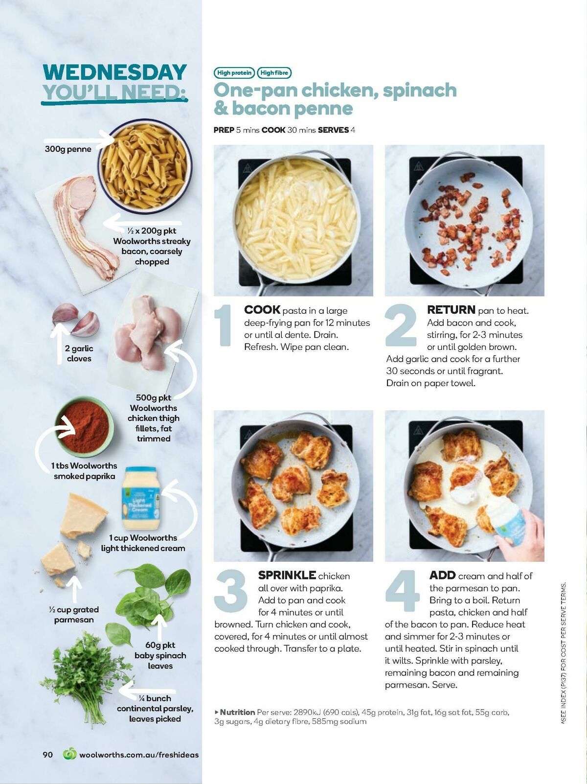 Woolworths Fresh Ideas Magazine April Catalogues from 1 April