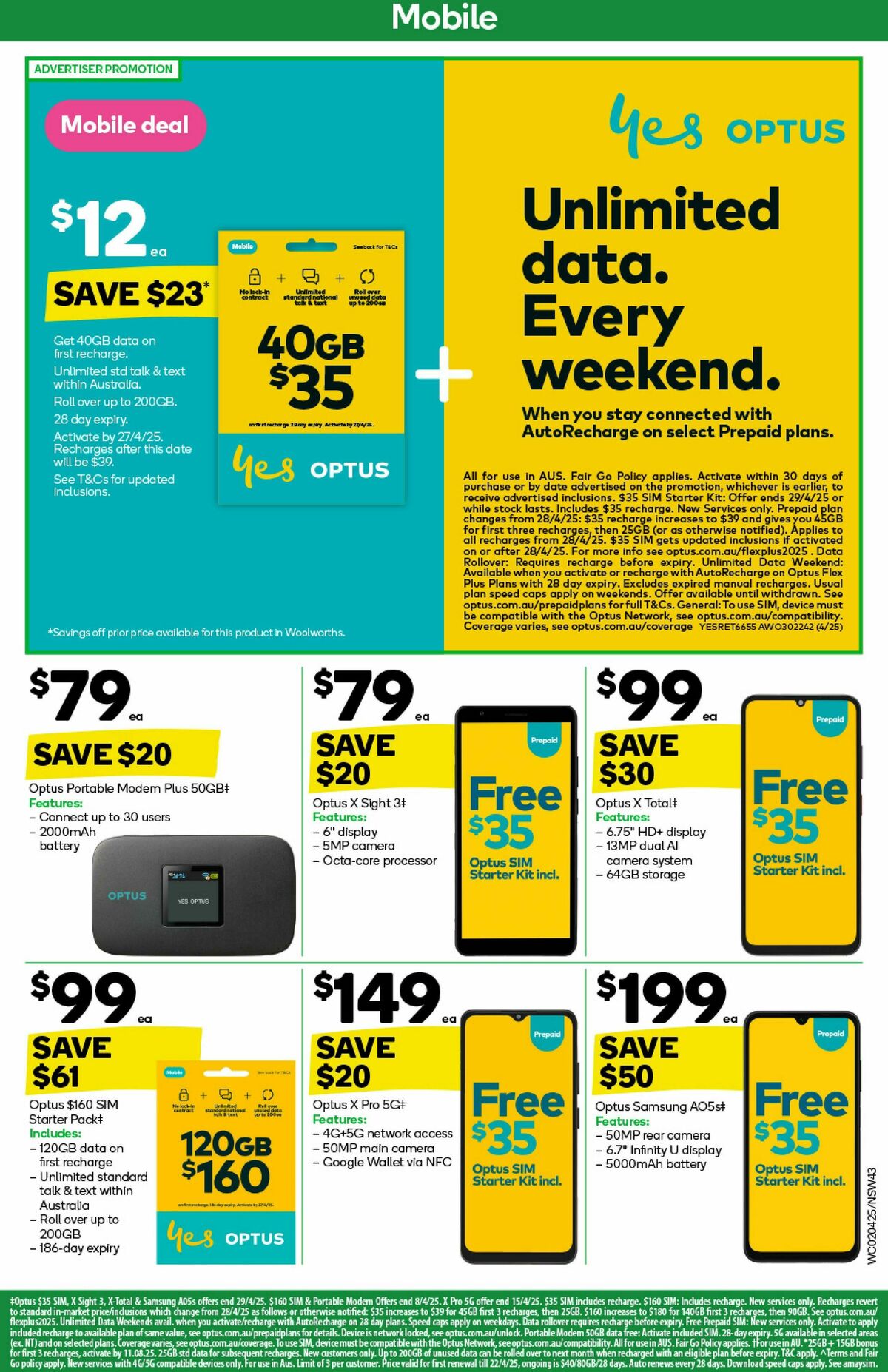 Woolworths Catalogues from 2 April