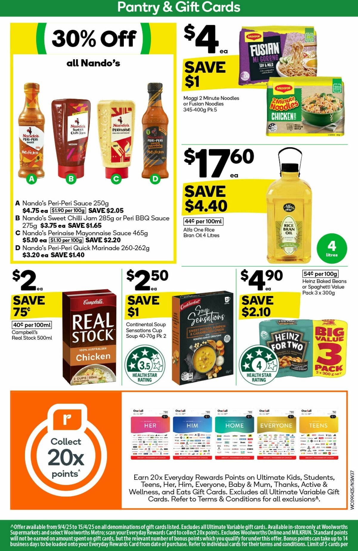 Woolworths Catalogues from 9 April