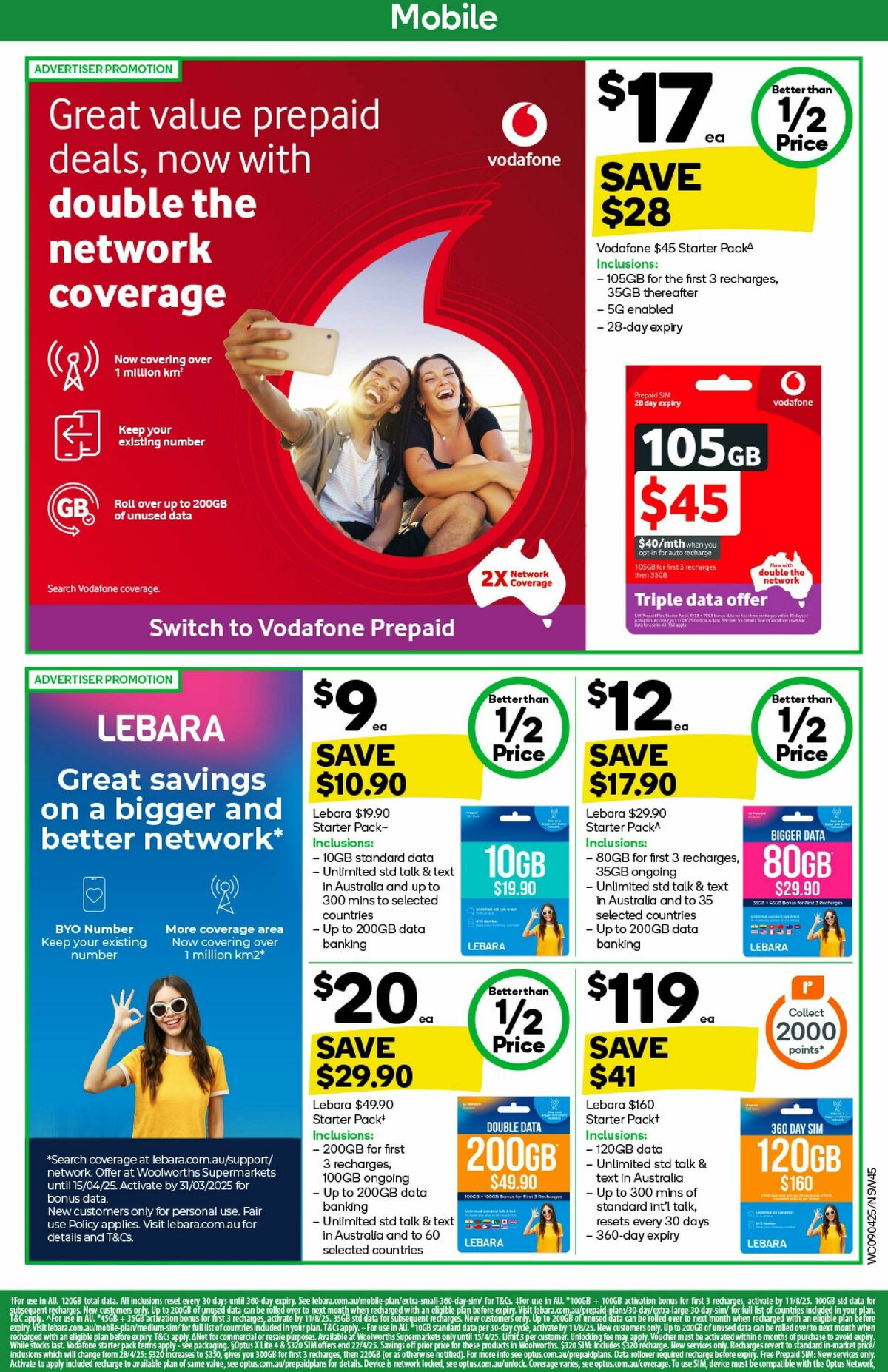 Woolworths Catalogues from 9 April