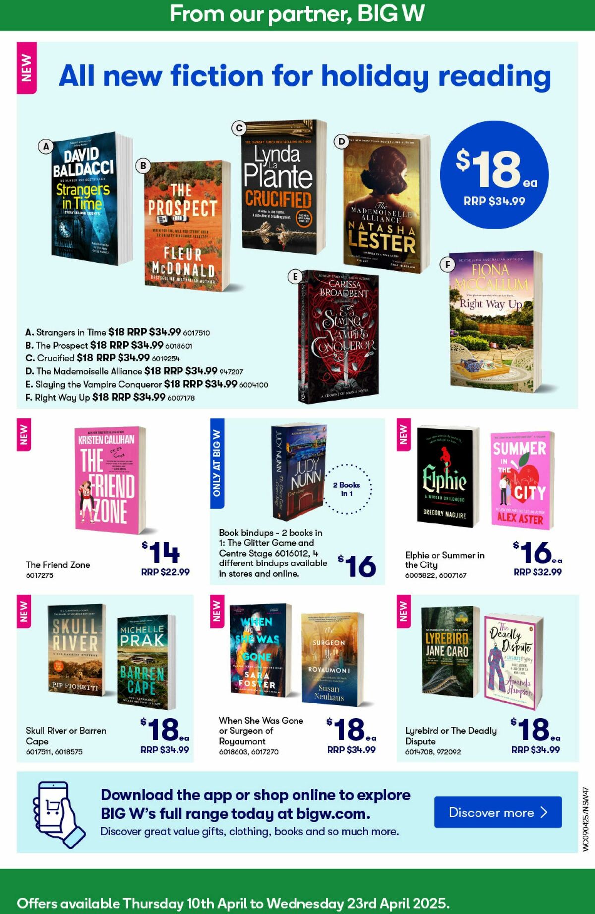 Woolworths Catalogues from 9 April