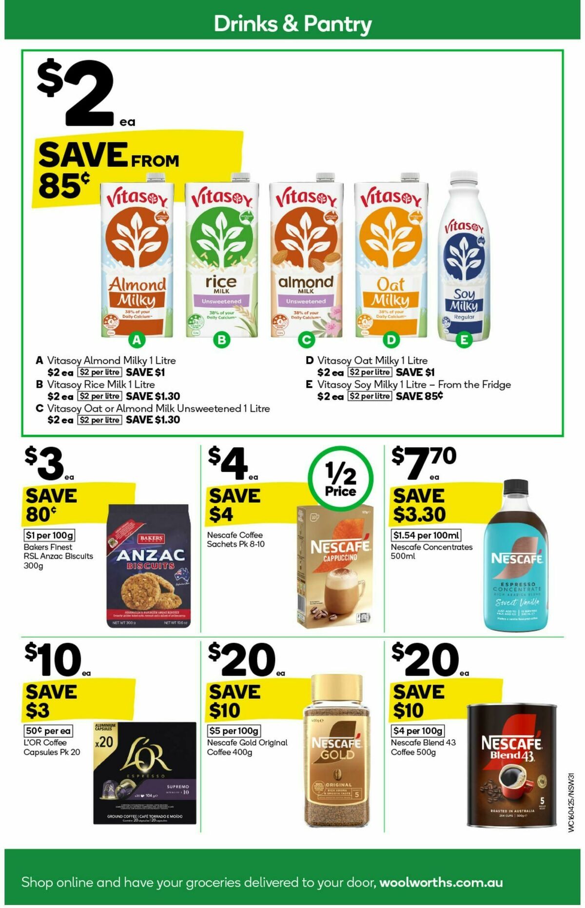 Woolworths Catalogues from 16 April
