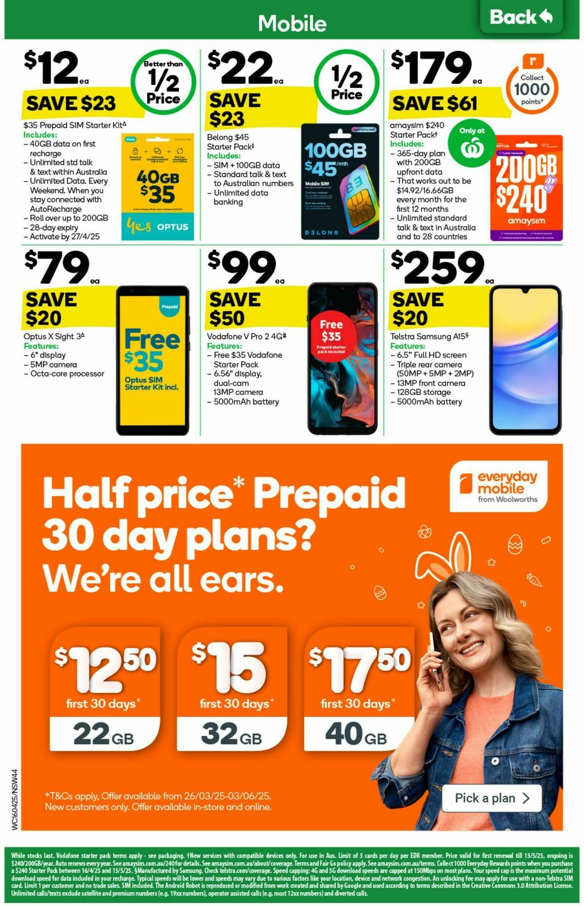 Woolworths Catalogues from 16 April