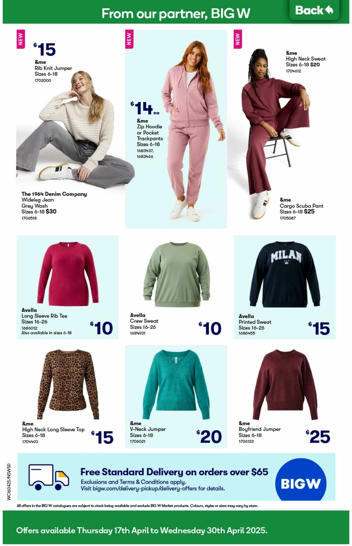 Woolworths Catalogues from 16 April