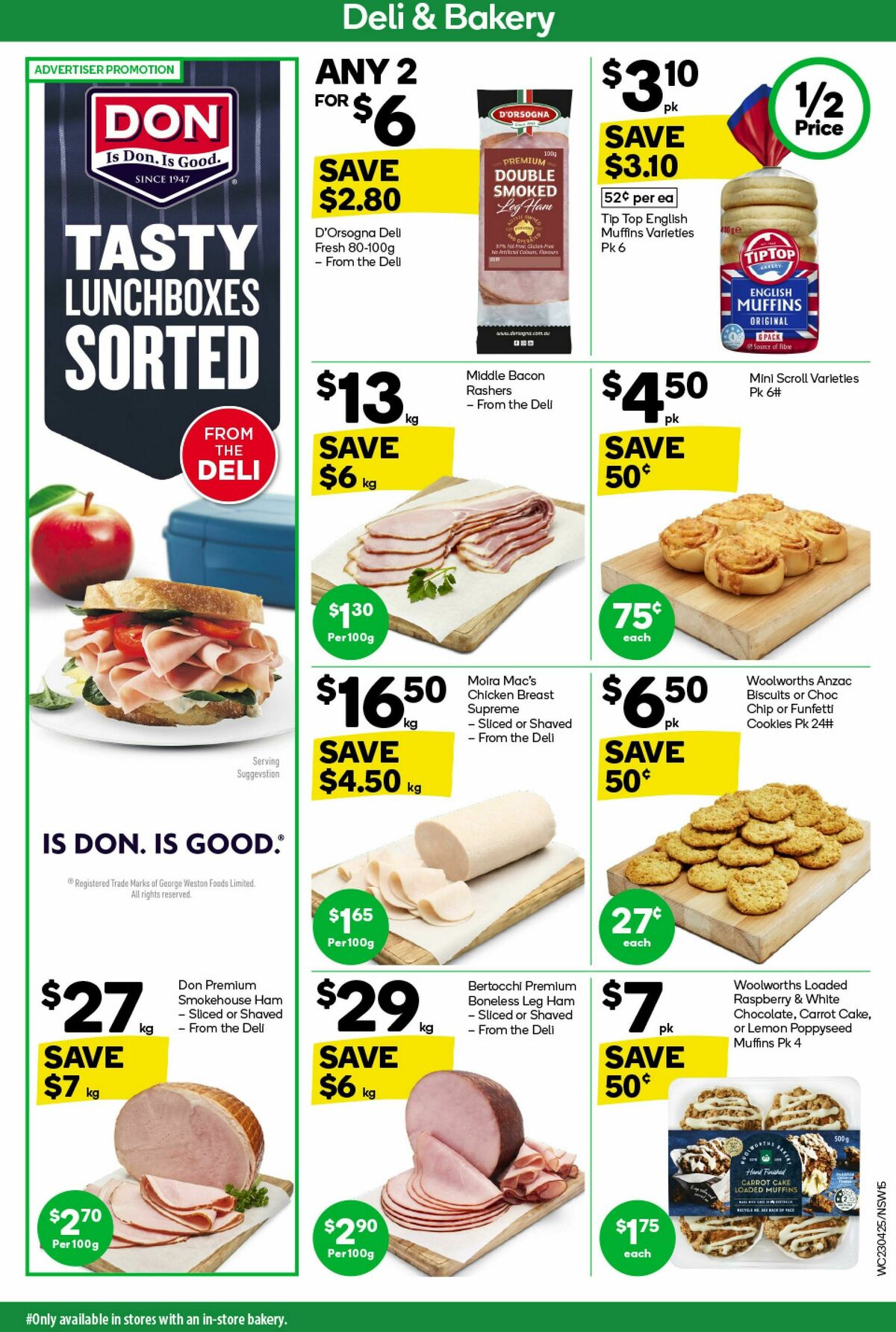 Woolworths Catalogues from 23 April