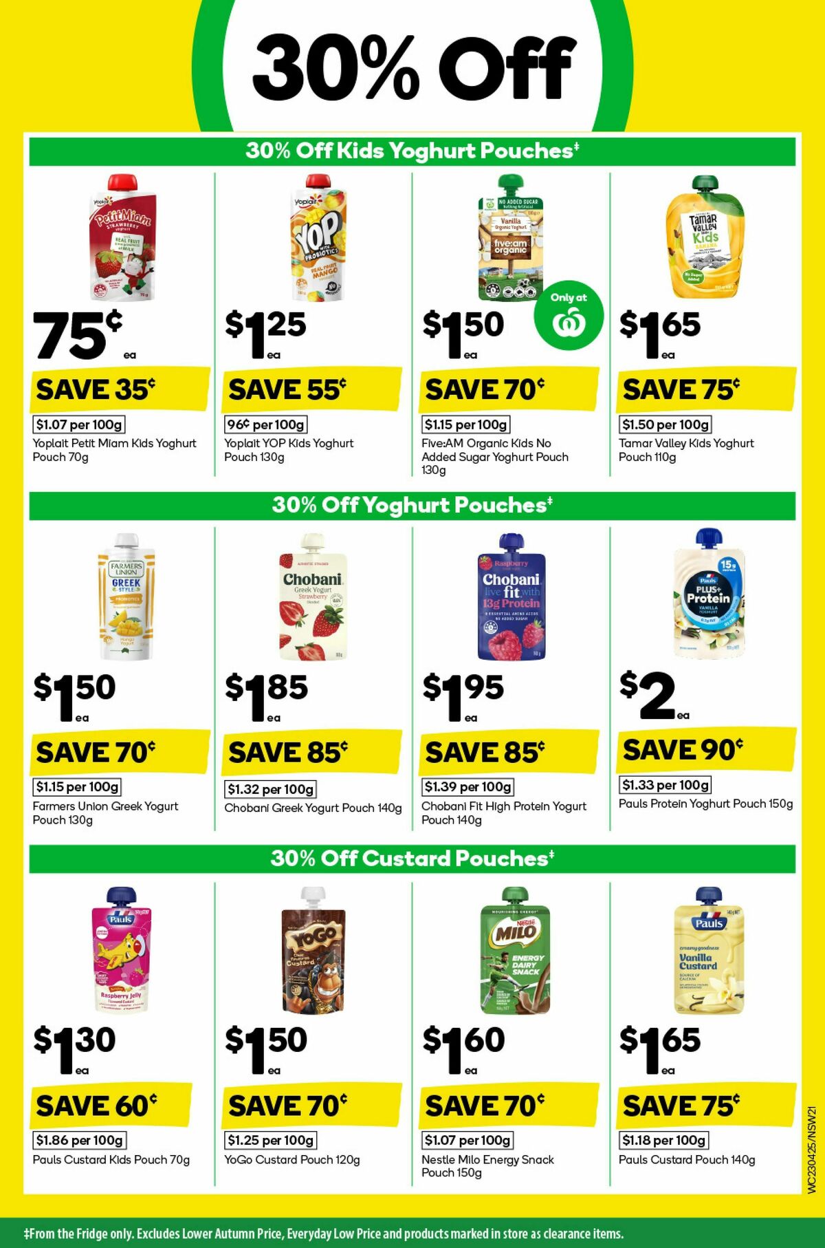 Woolworths Catalogues from 23 April