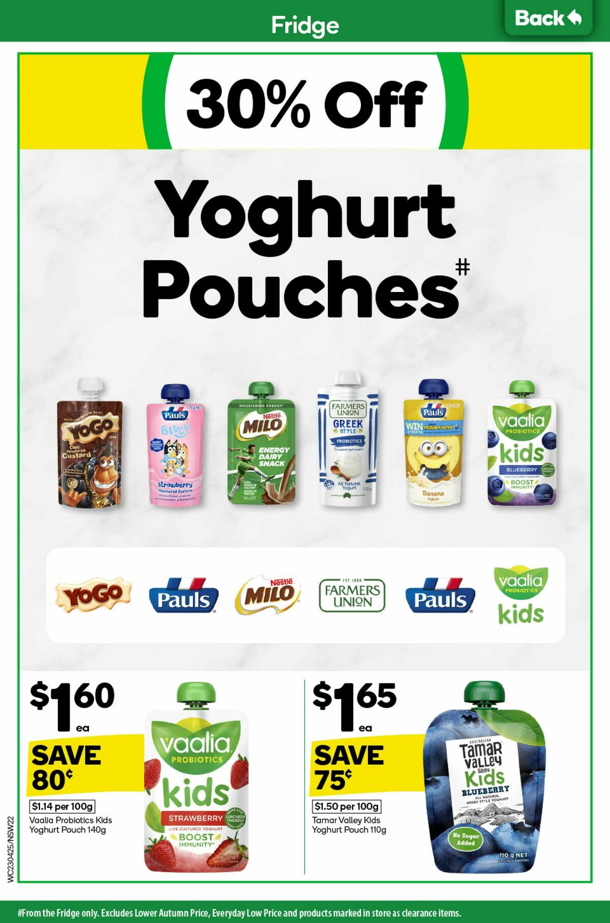 Woolworths Catalogues from 23 April