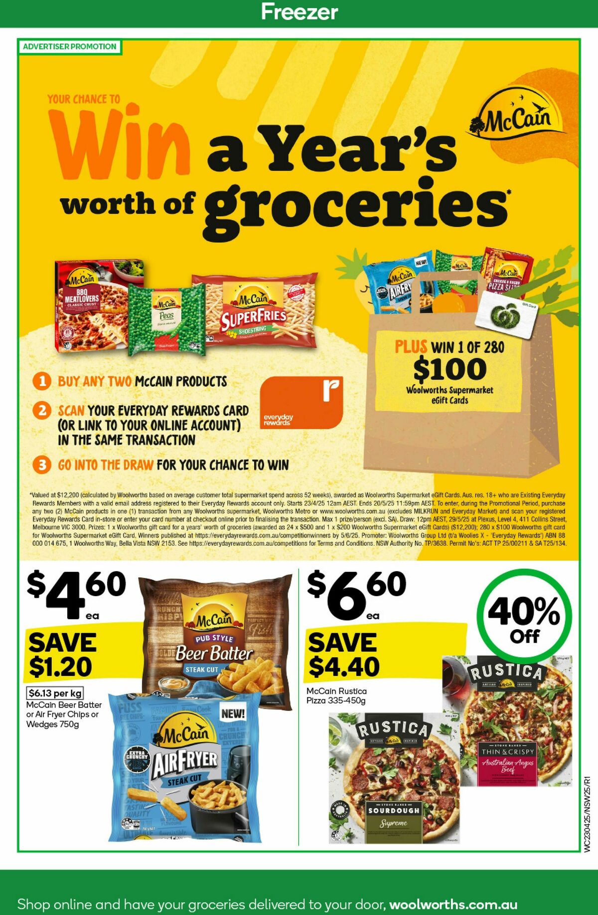 Woolworths Catalogues from 23 April