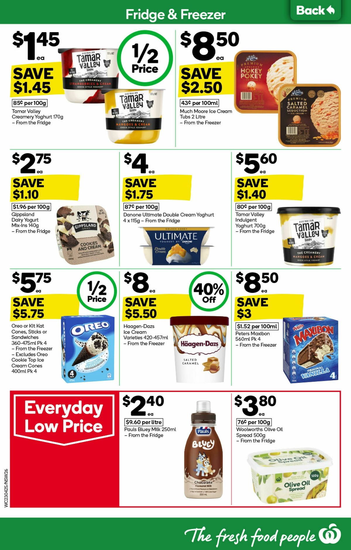 Woolworths Catalogues from 23 April