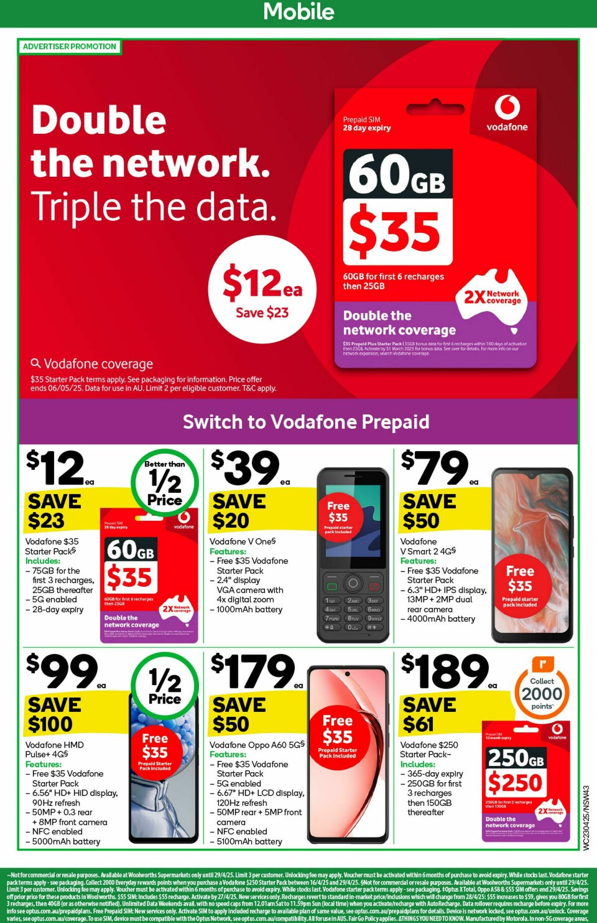 Woolworths Catalogues from 23 April