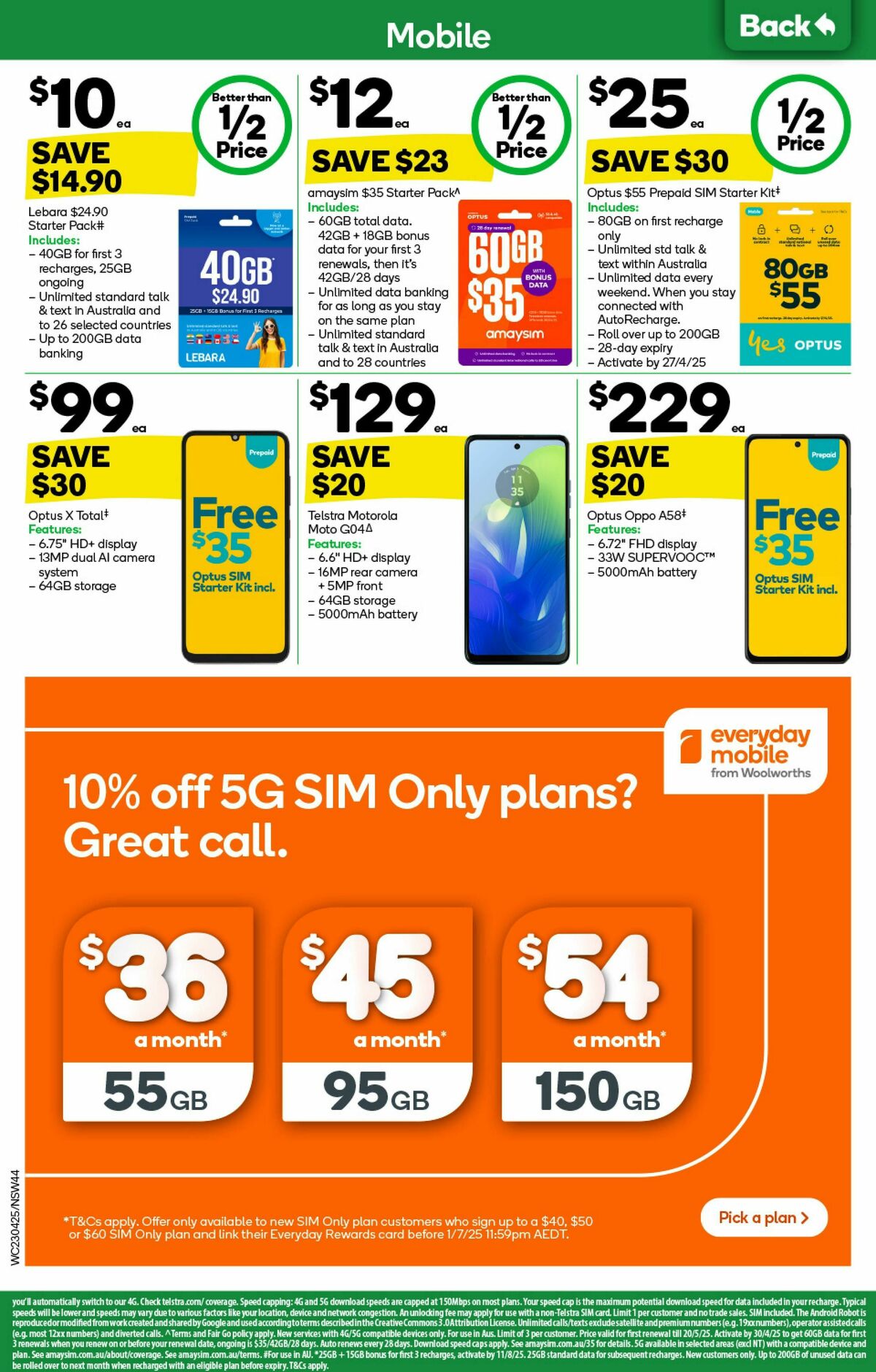 Woolworths Catalogues from 23 April