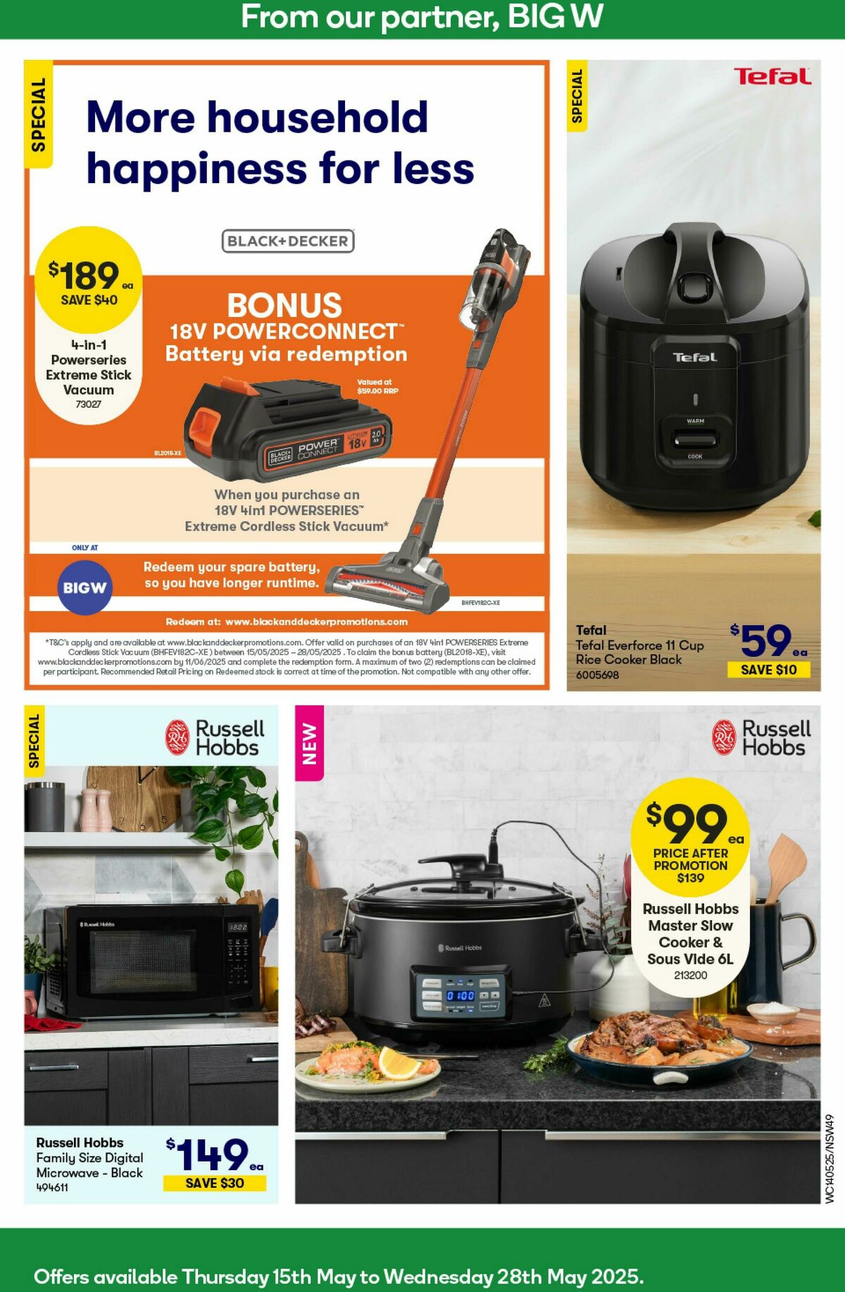 Woolworths Catalogues from 14 May