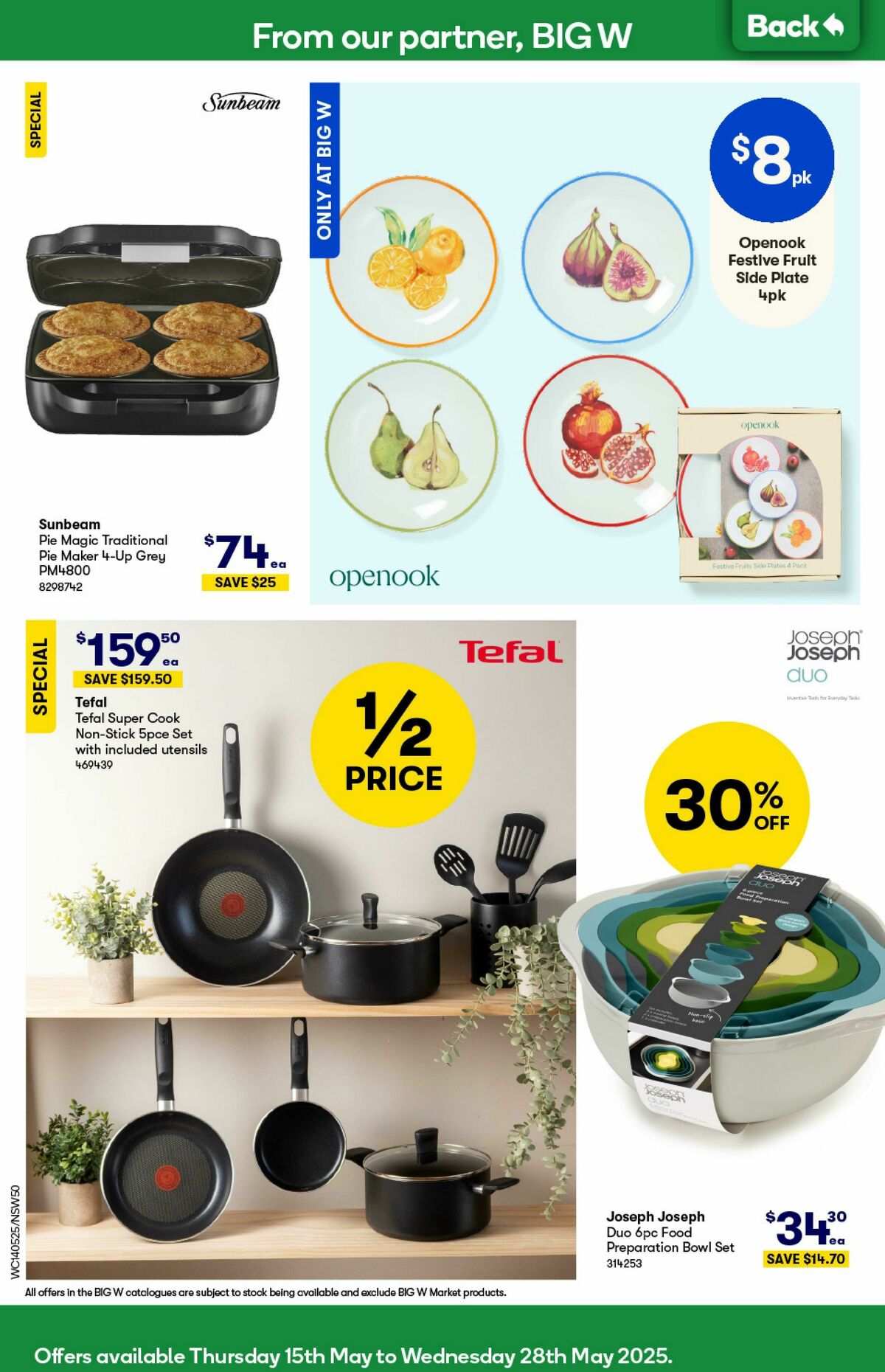 Woolworths Catalogues from 14 May