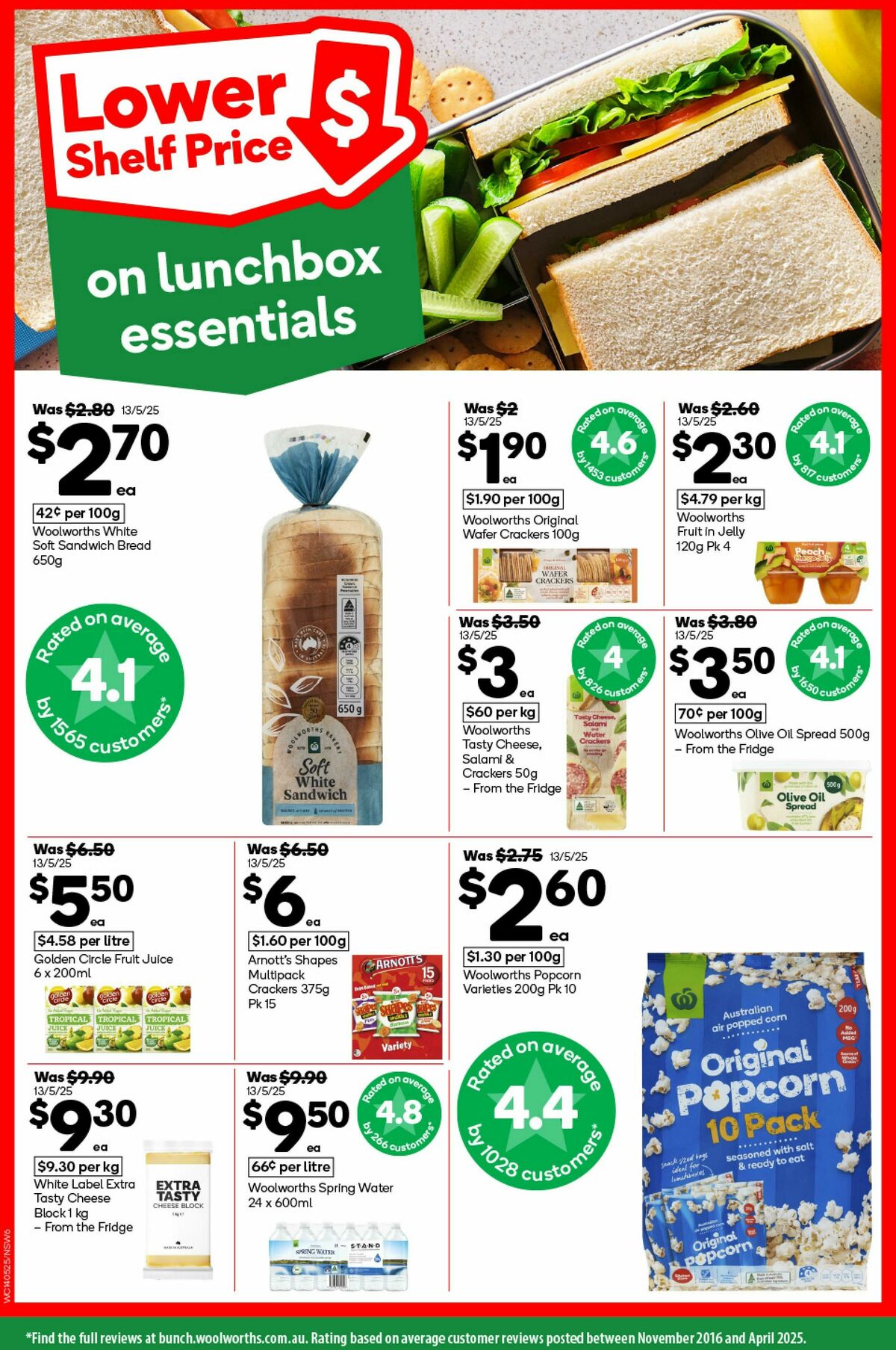 Woolworths Catalogues from 14 May
