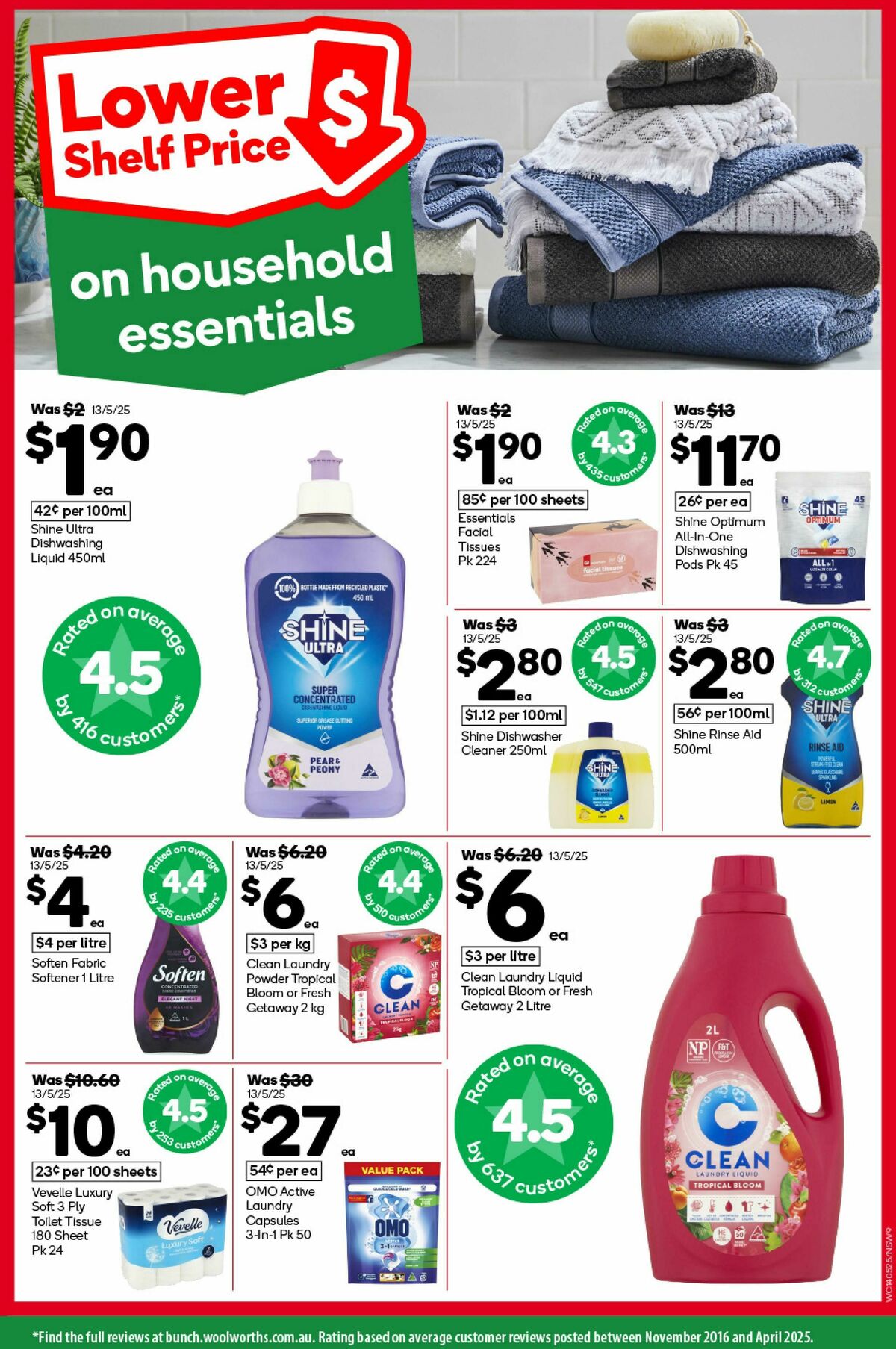 Woolworths Catalogues from 14 May